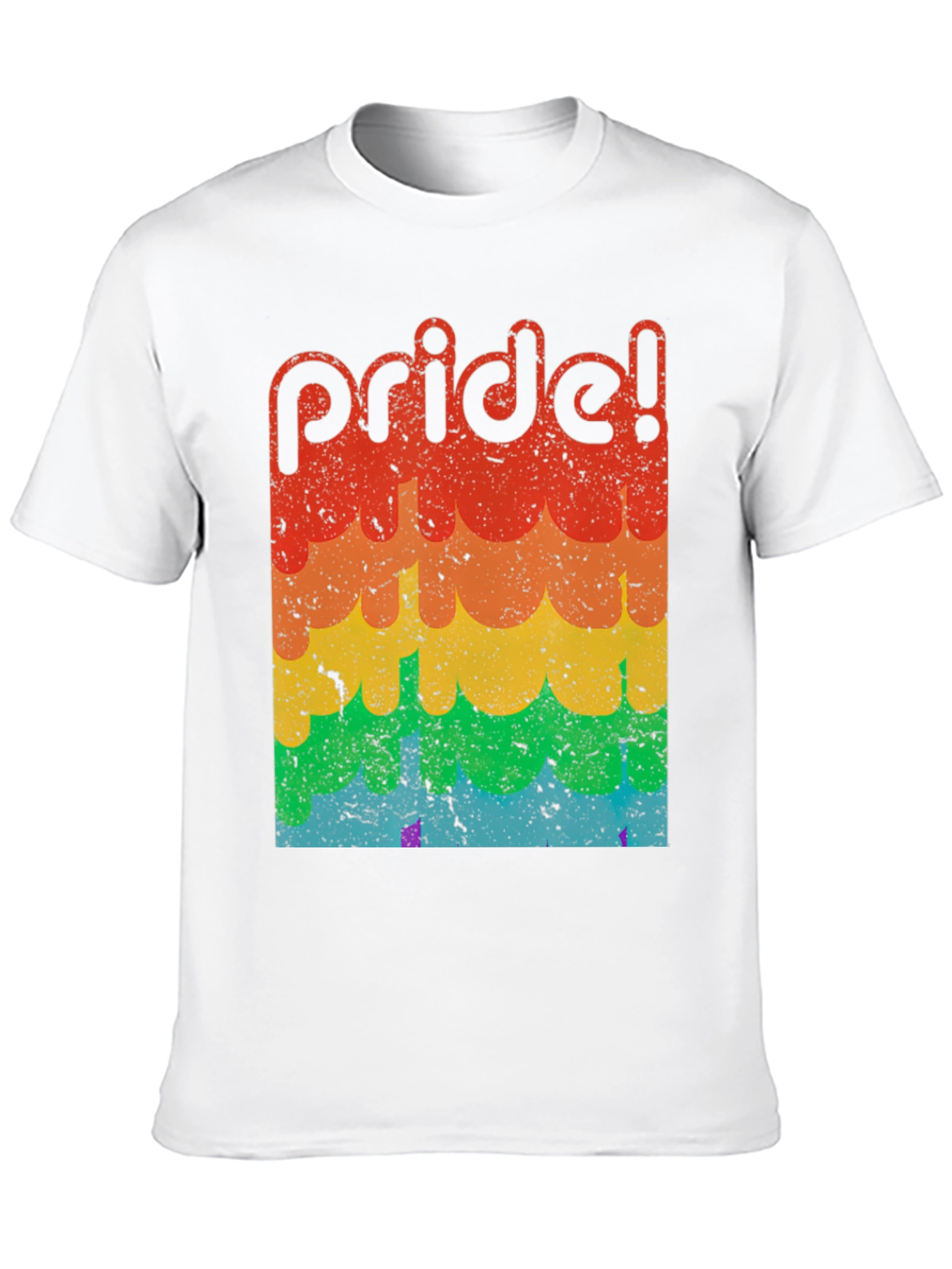 Retro Pride T-Shirt - LGBTQ+ Rainbow Tee