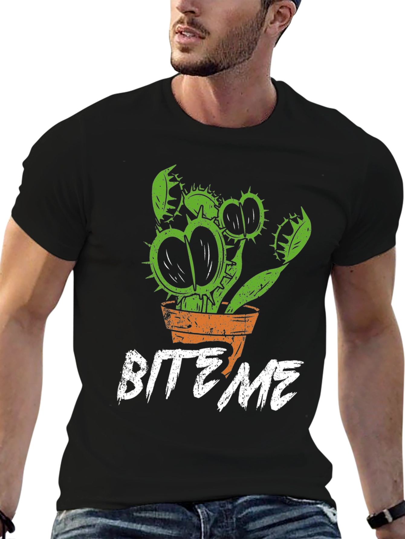 Bite Me Venus Flytrap Graphic T-Shirt