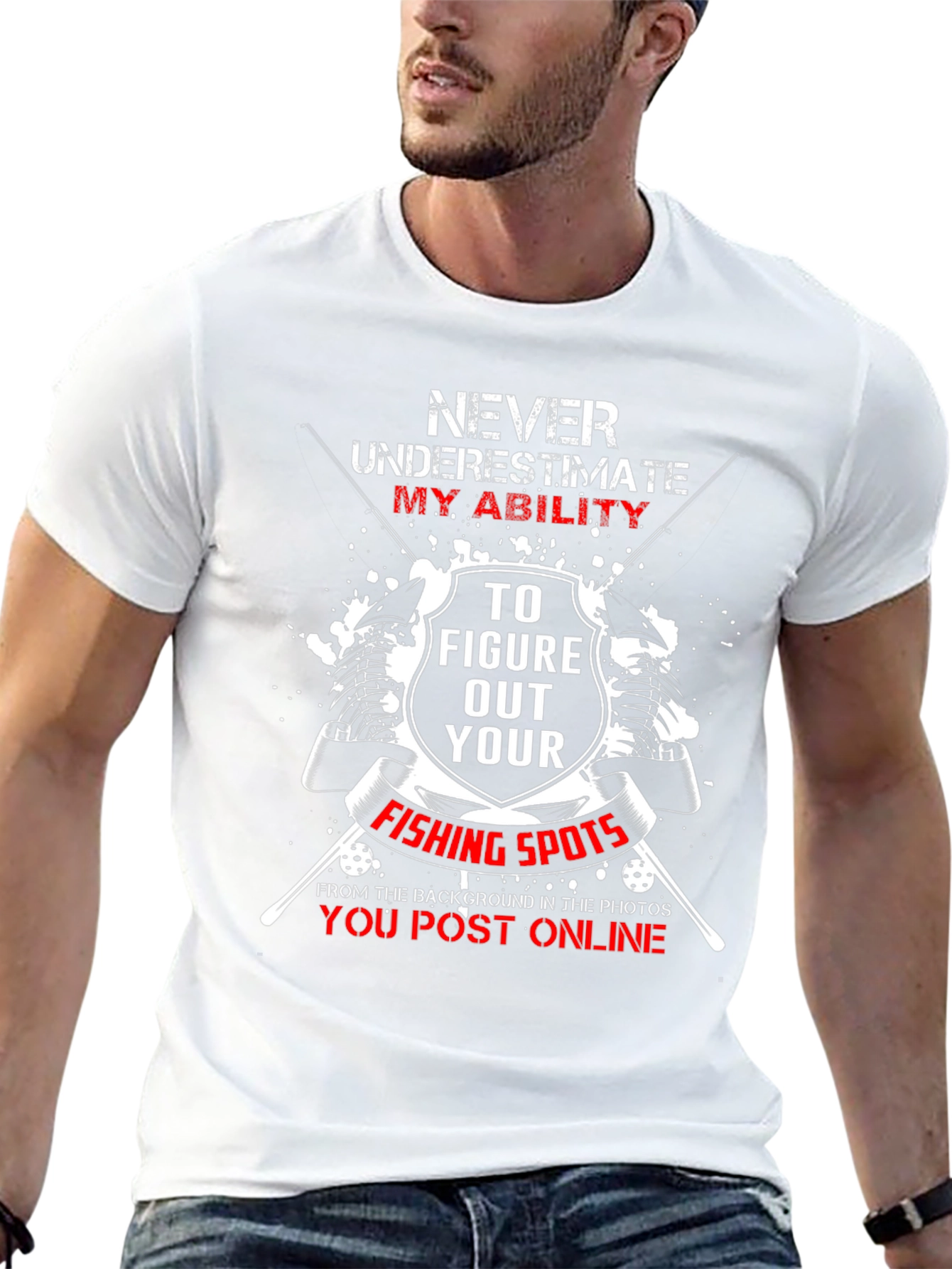 Never Underestimate My Ability Fishing T-Shirt