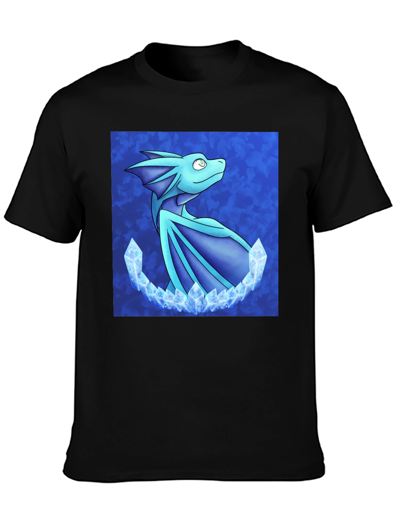 Dragon Crystal T-Shirt - Fantasy Art Tee