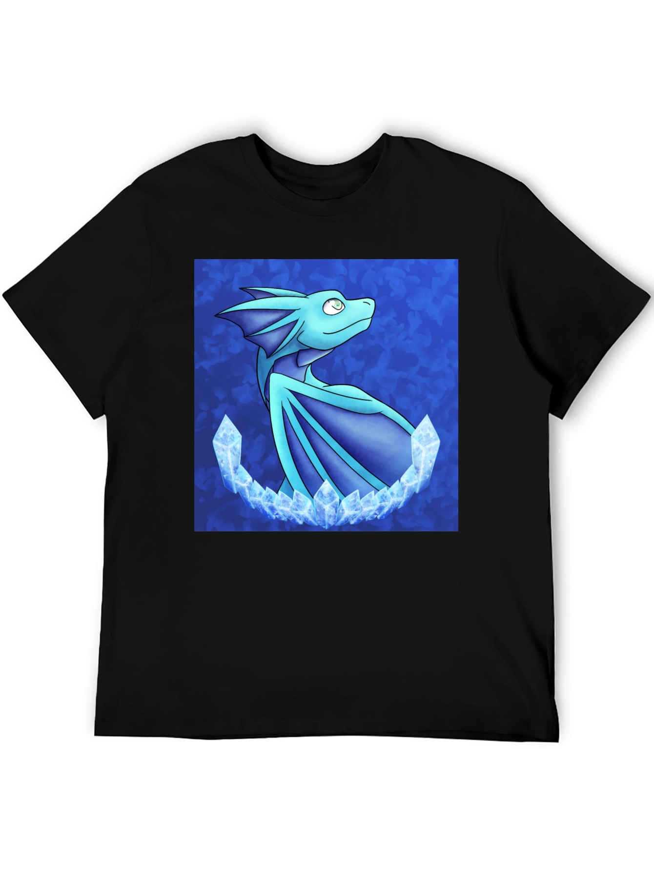 Dragon Crystal T-Shirt - Fantasy Art Tee