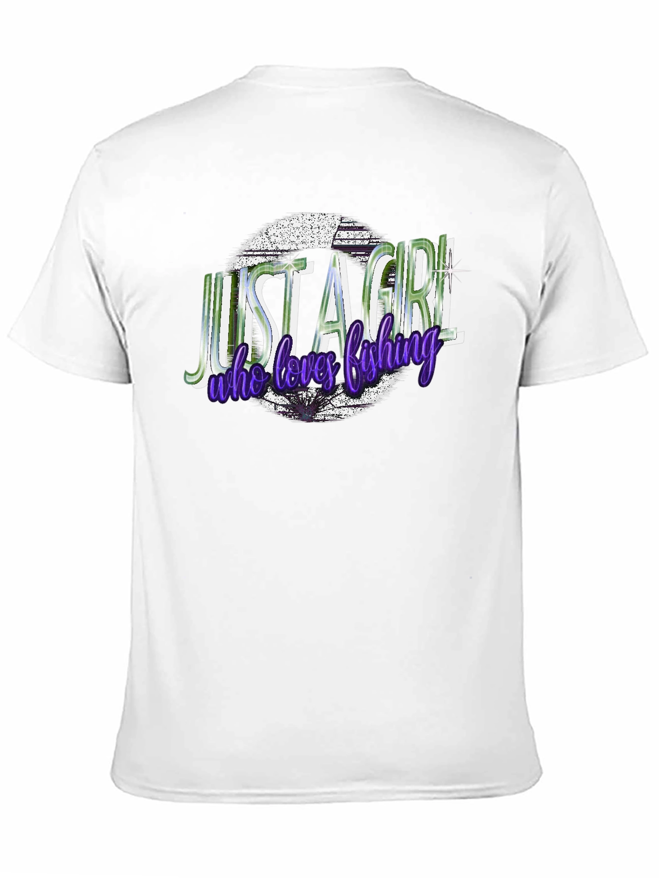 Just a Girl Who Loves Fishing Graphic T-Shirt