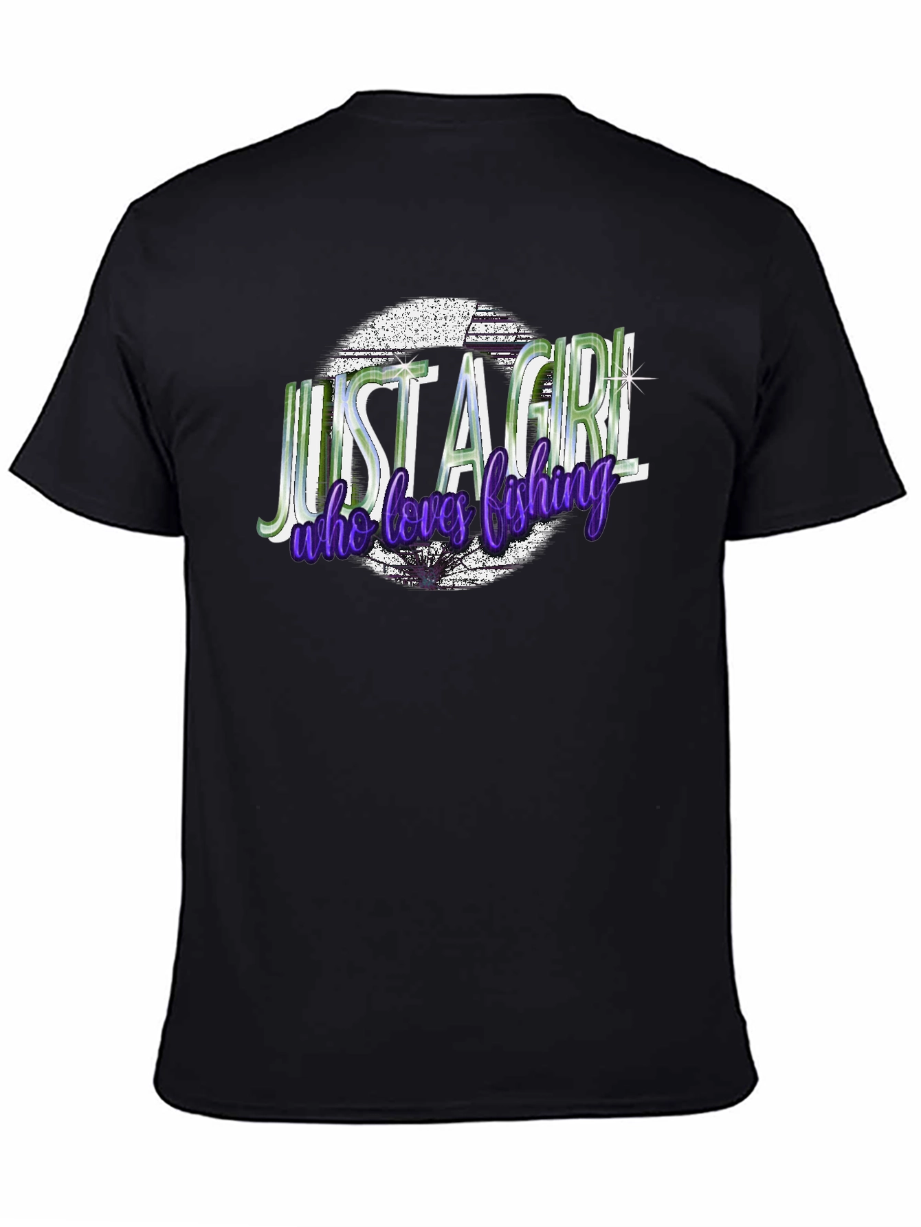 Just a Girl Who Loves Fishing Graphic T-Shirt