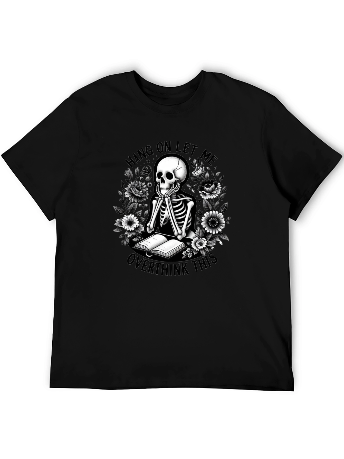 Hang On Overthink Skeleton T-Shirt