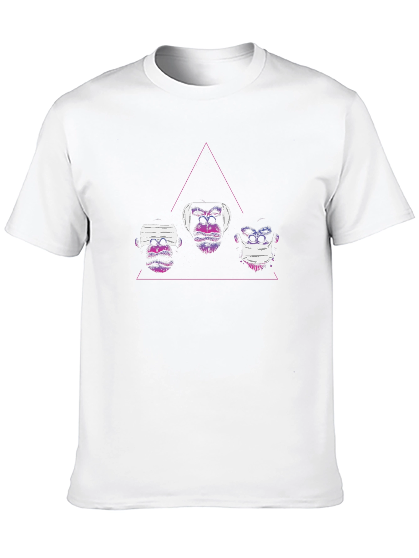 Three Monkeys Tee: Hear See Speak No Evil