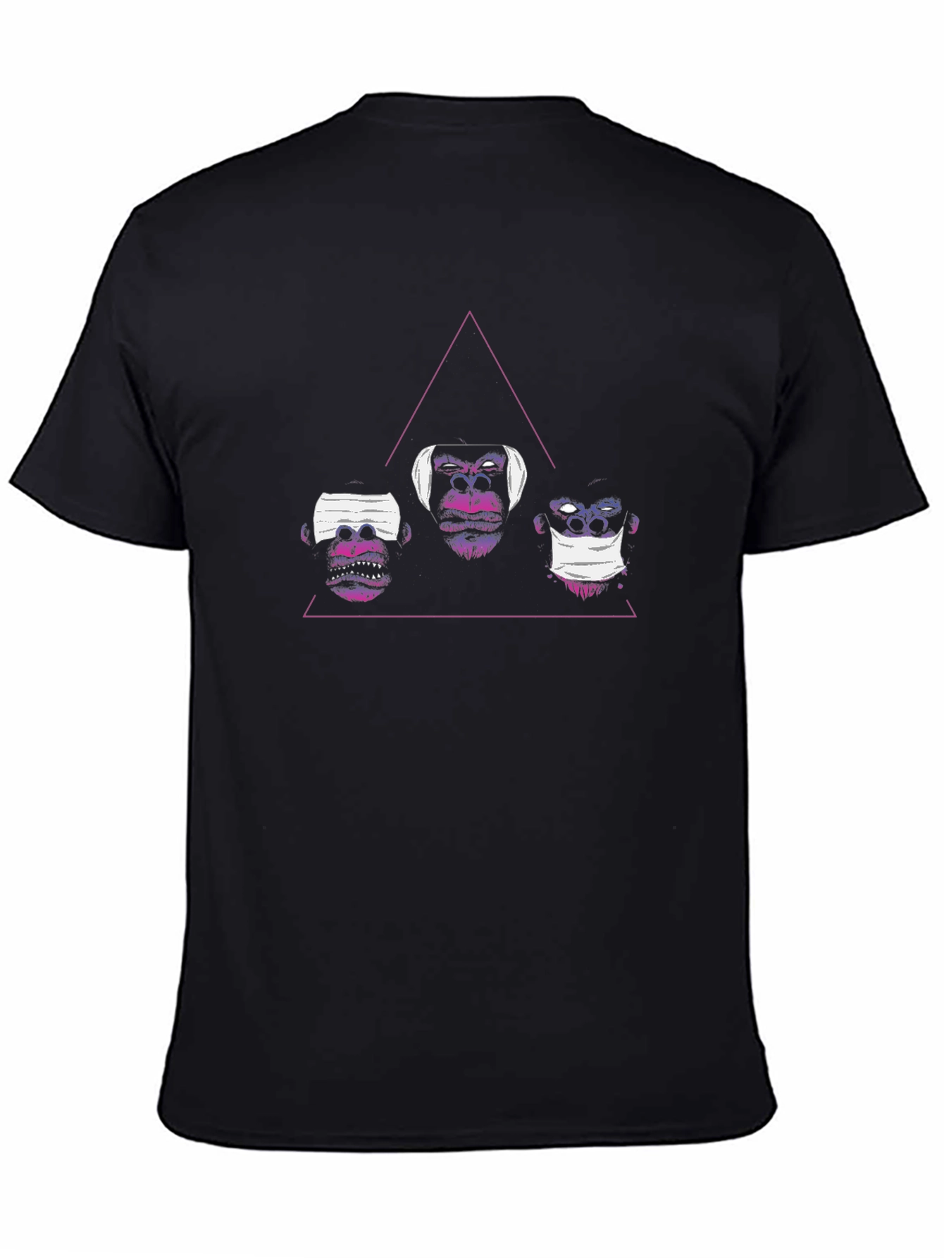 Three Monkeys Tee: Hear See Speak No Evil