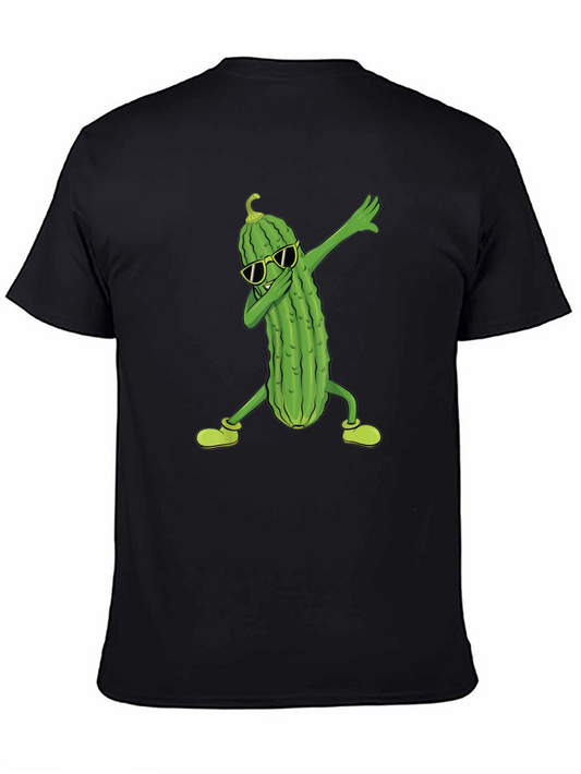Dabbing Pickle T-Shirt - Cool & Funny Graphic Tee