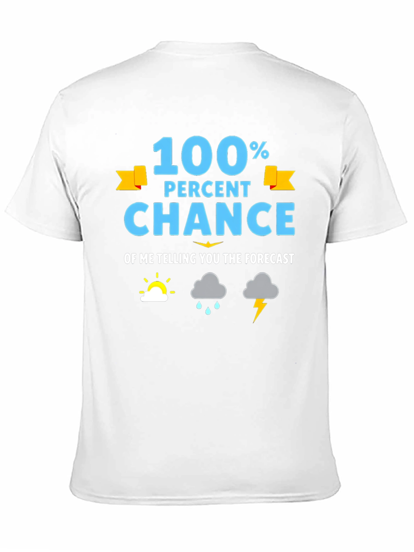 Funny Weather Forecast Graphic T-Shirt