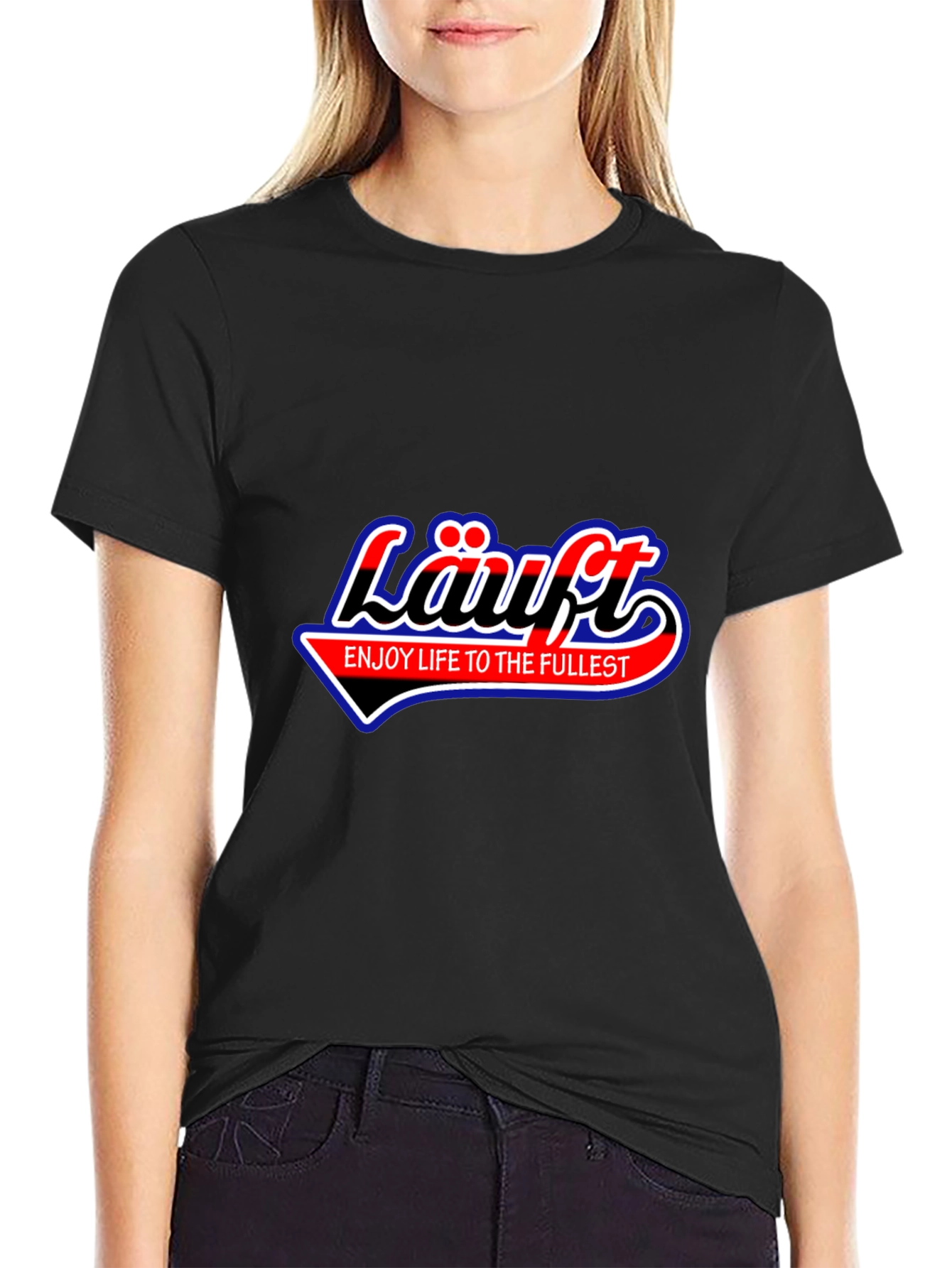 LÄUFT Graphic T-Shirt - Enjoy Life to the Fullest