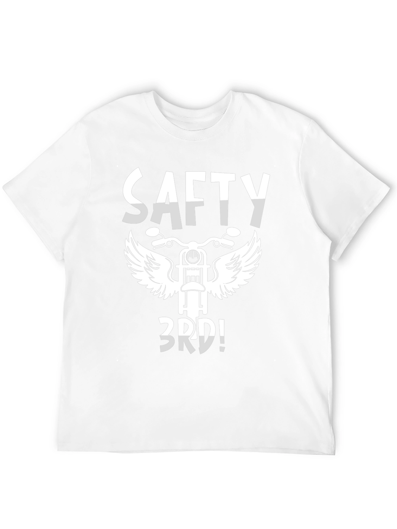 Safty 3rd! Motorcycle Graphic T-Shirt