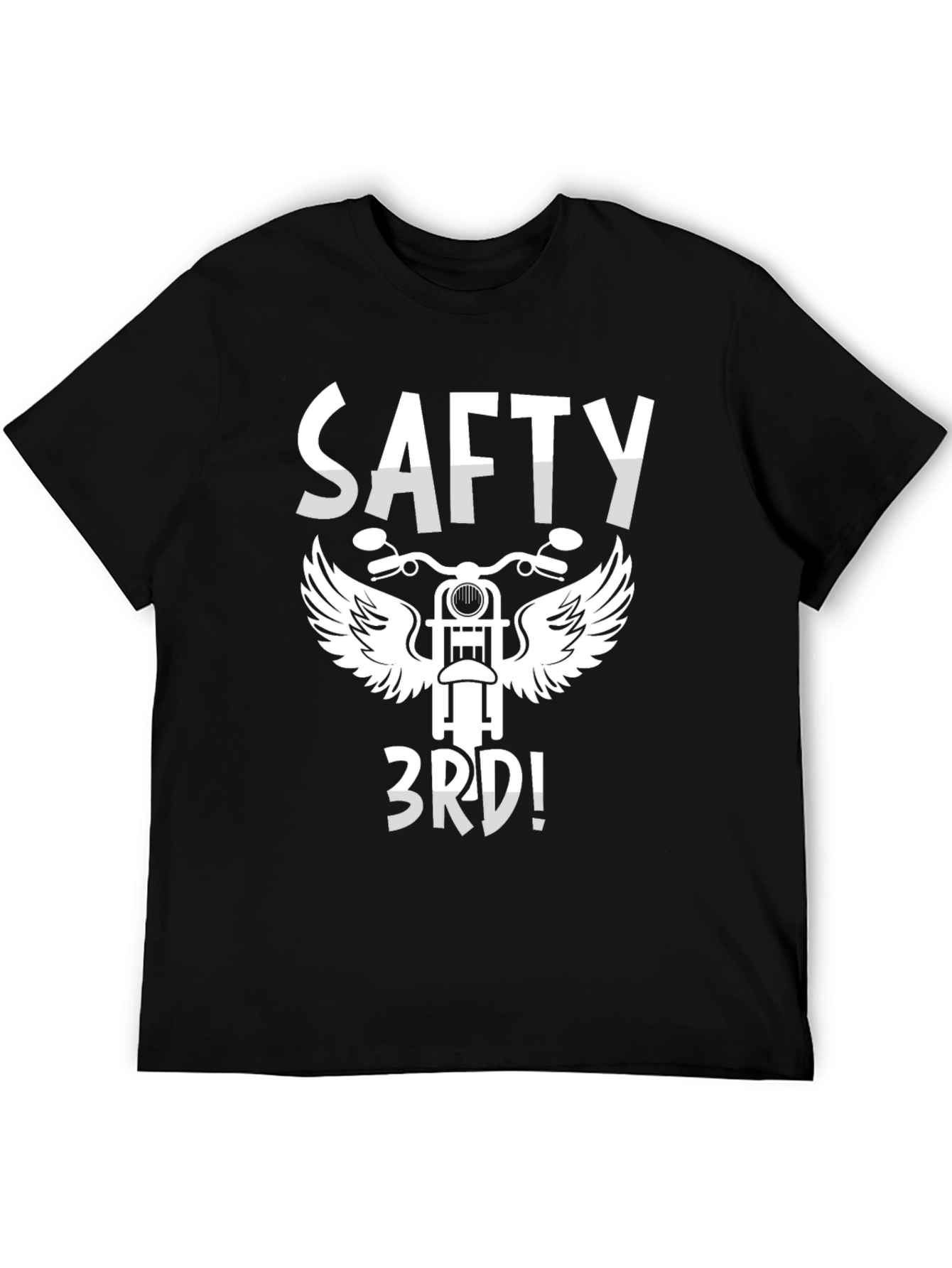 Safty 3rd! Motorcycle Graphic T-Shirt