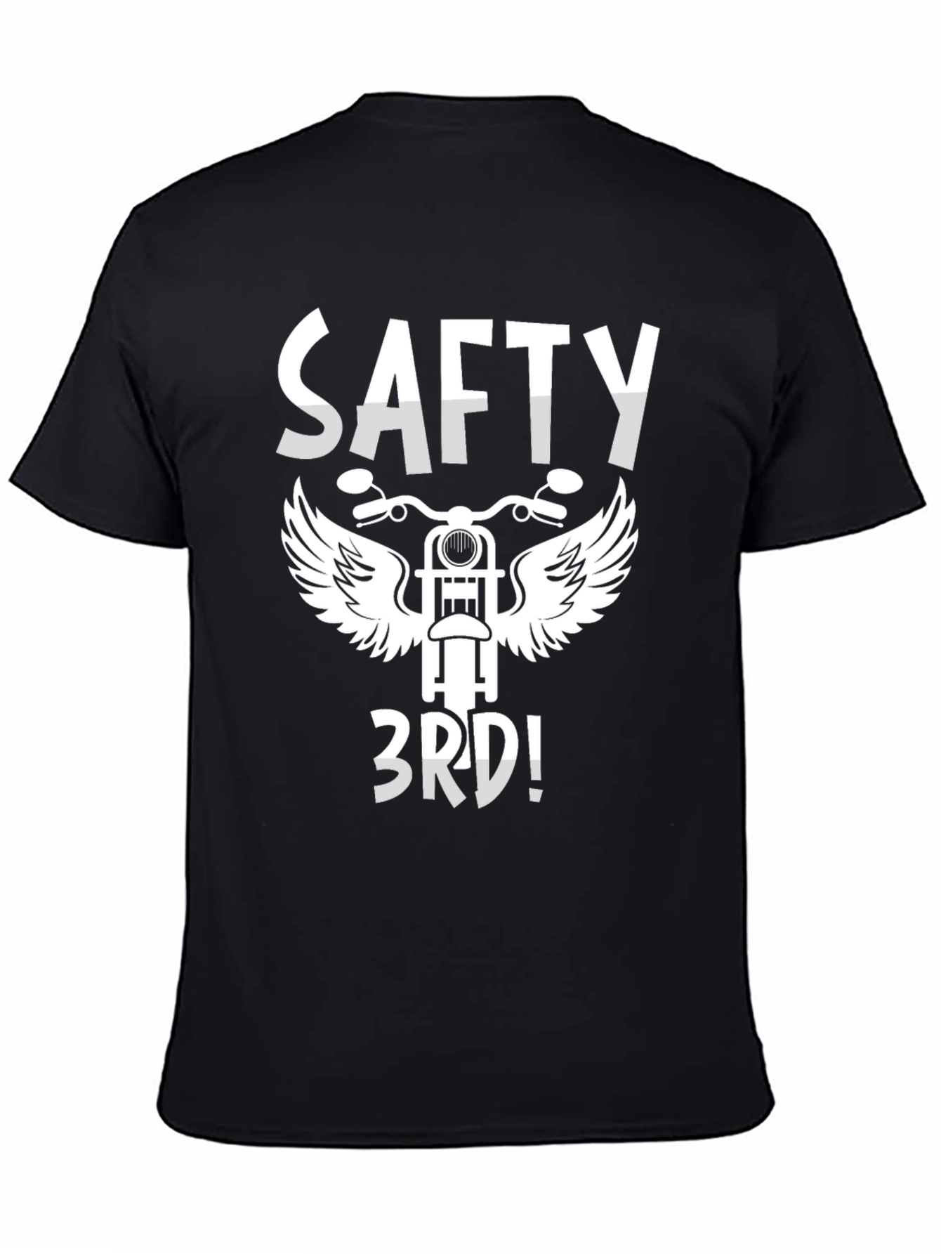 Safty 3rd! Motorcycle Graphic T-Shirt