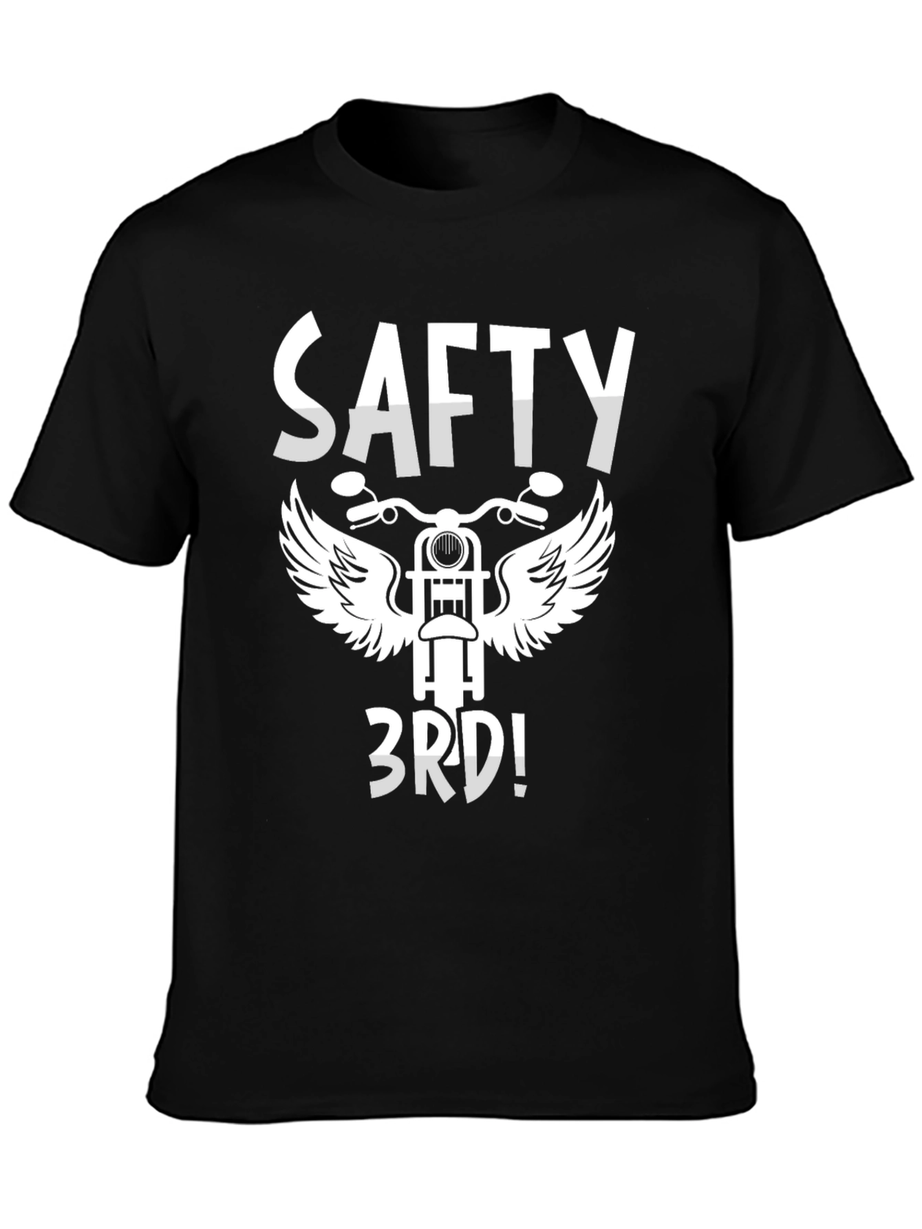 Safty 3rd! Motorcycle Graphic T-Shirt