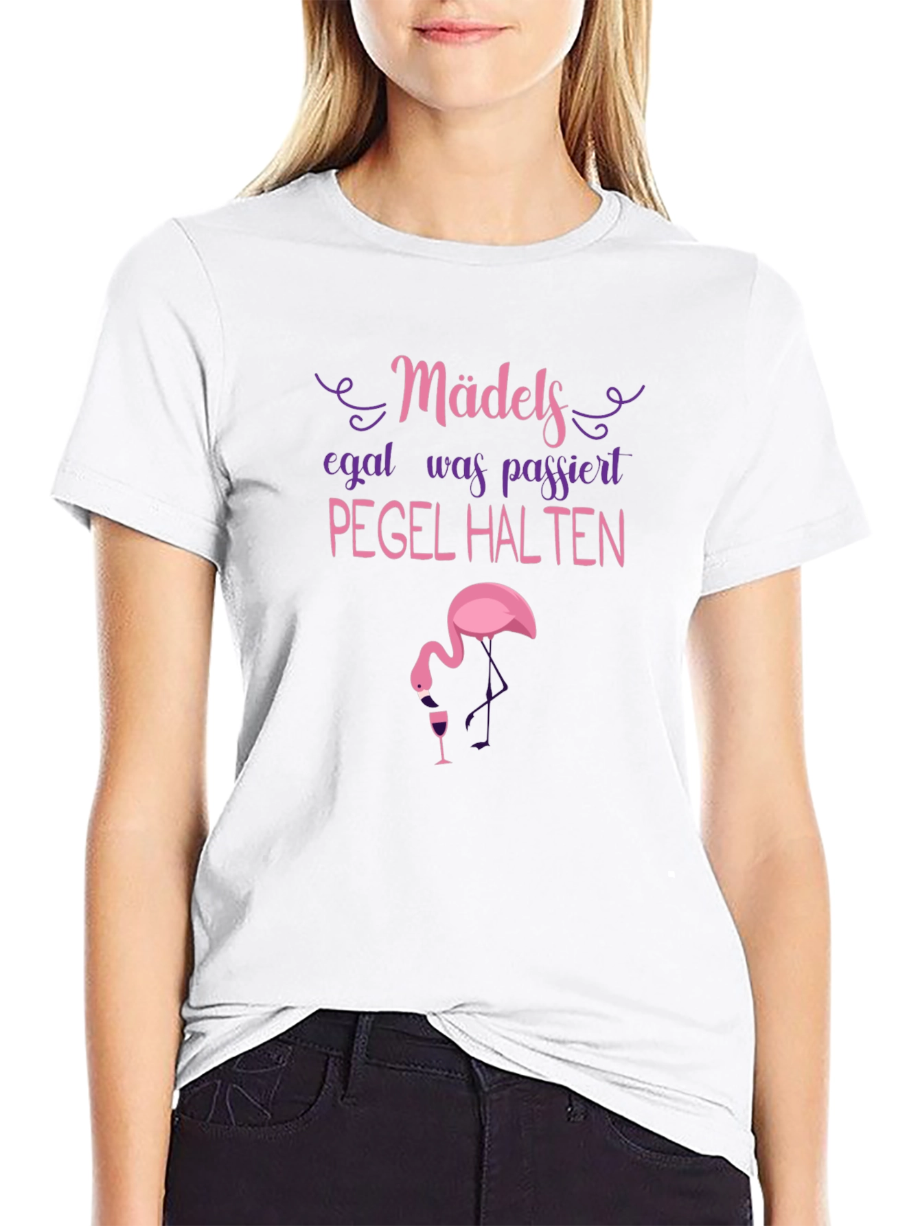 Funny German Drinking Flamingo T-Shirt