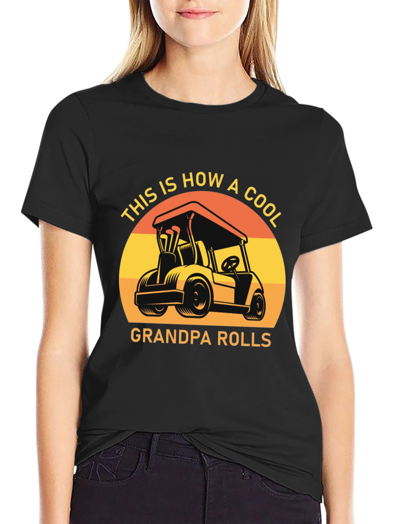 Cool Grandpa Rolls T-Shirt