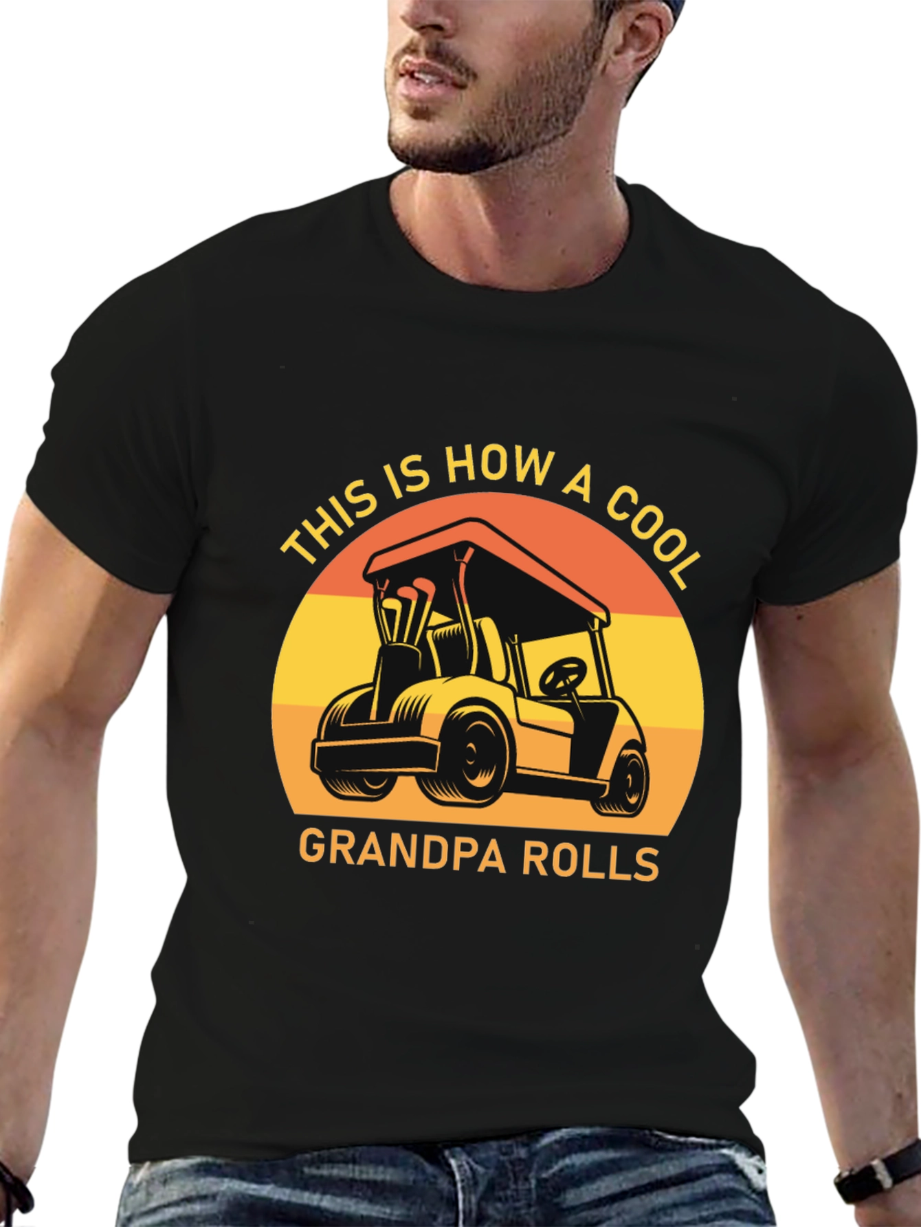 Cool Grandpa Rolls T-Shirt