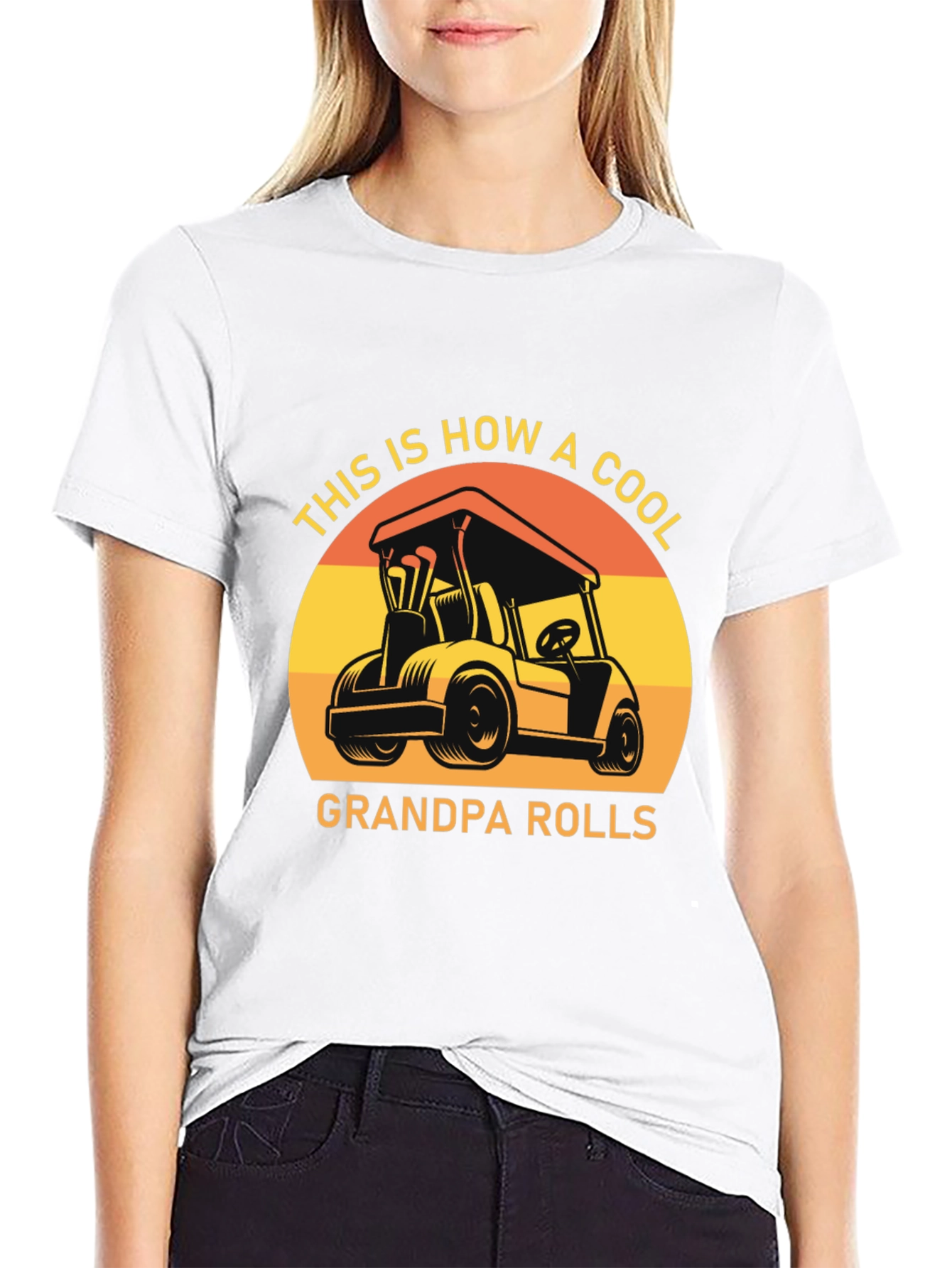 Cool Grandpa Rolls T-Shirt