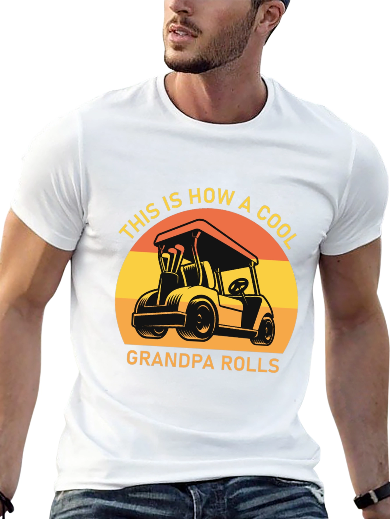 Cool Grandpa Rolls T-Shirt