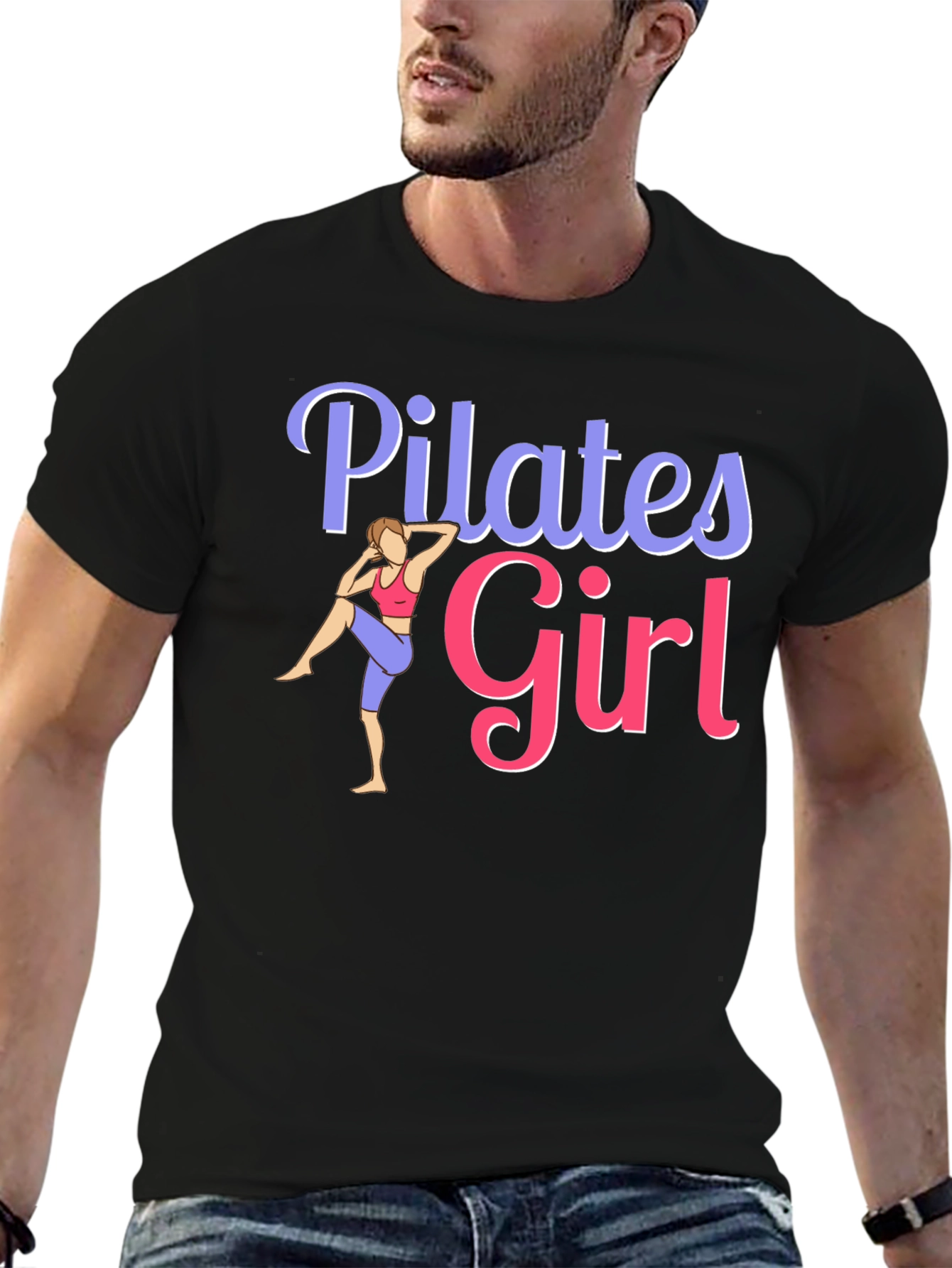 Pilates Girl Graphic T-Shirt - Womens Fitness Tee