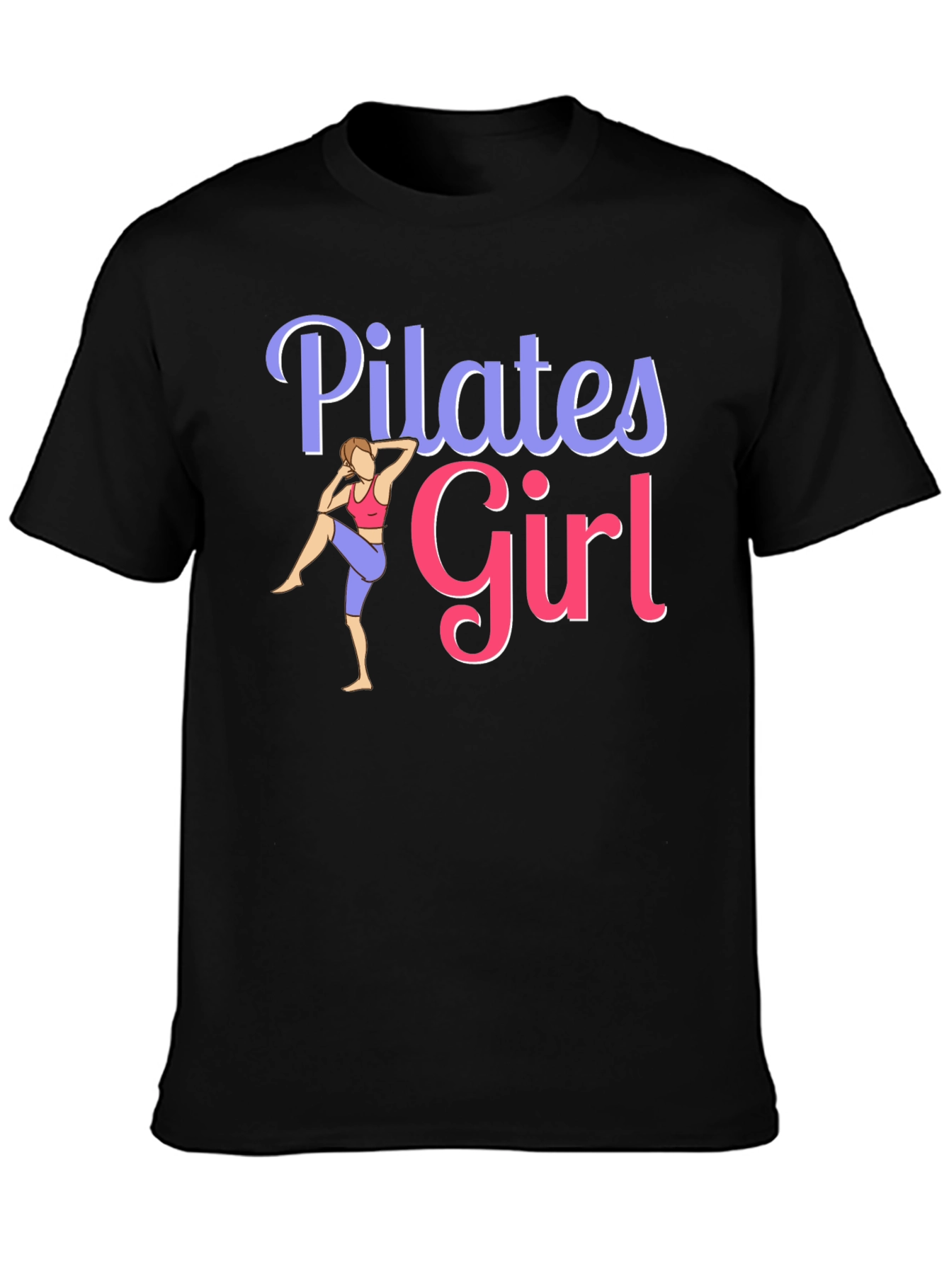 Pilates Girl Graphic T-Shirt - Womens Fitness Tee