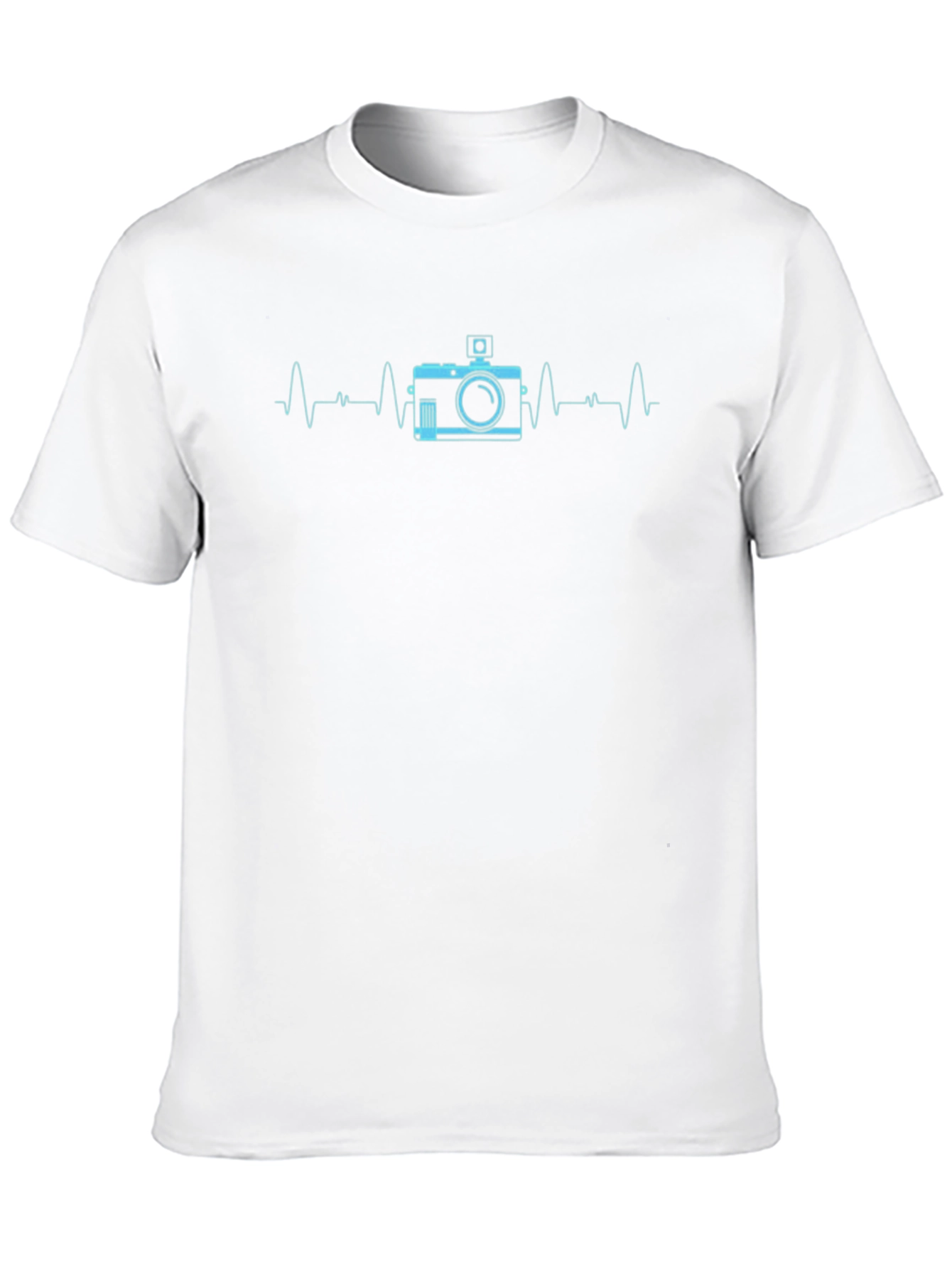 Camera Heartbeat Graphic T-Shirt