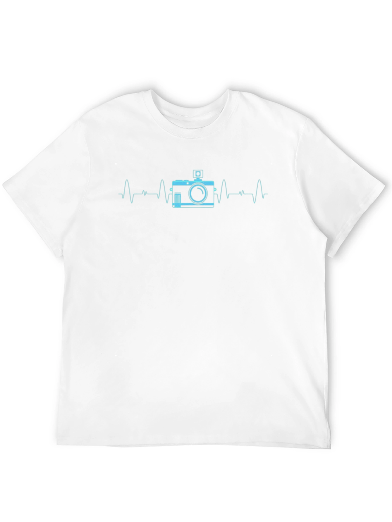 Camera Heartbeat Graphic T-Shirt