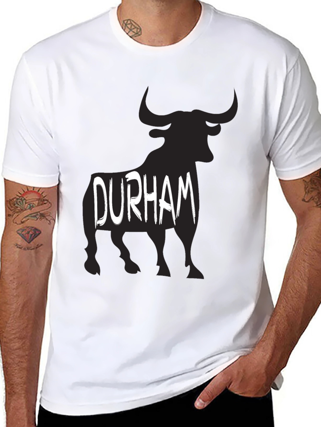 Durham Bull T-Shirt - Black Graphic Tee