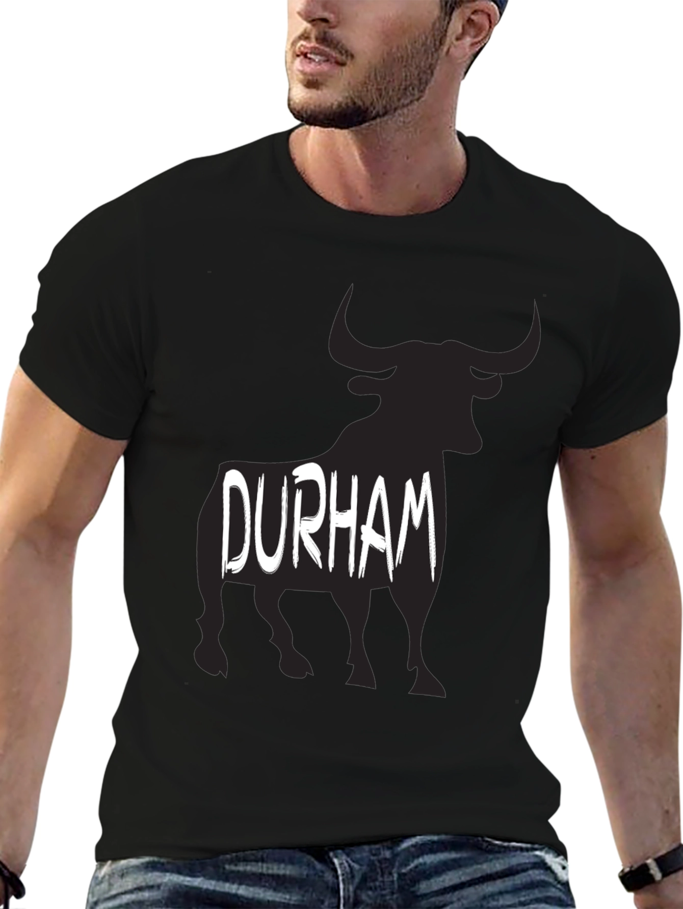 Durham Bull T-Shirt - Black Graphic Tee