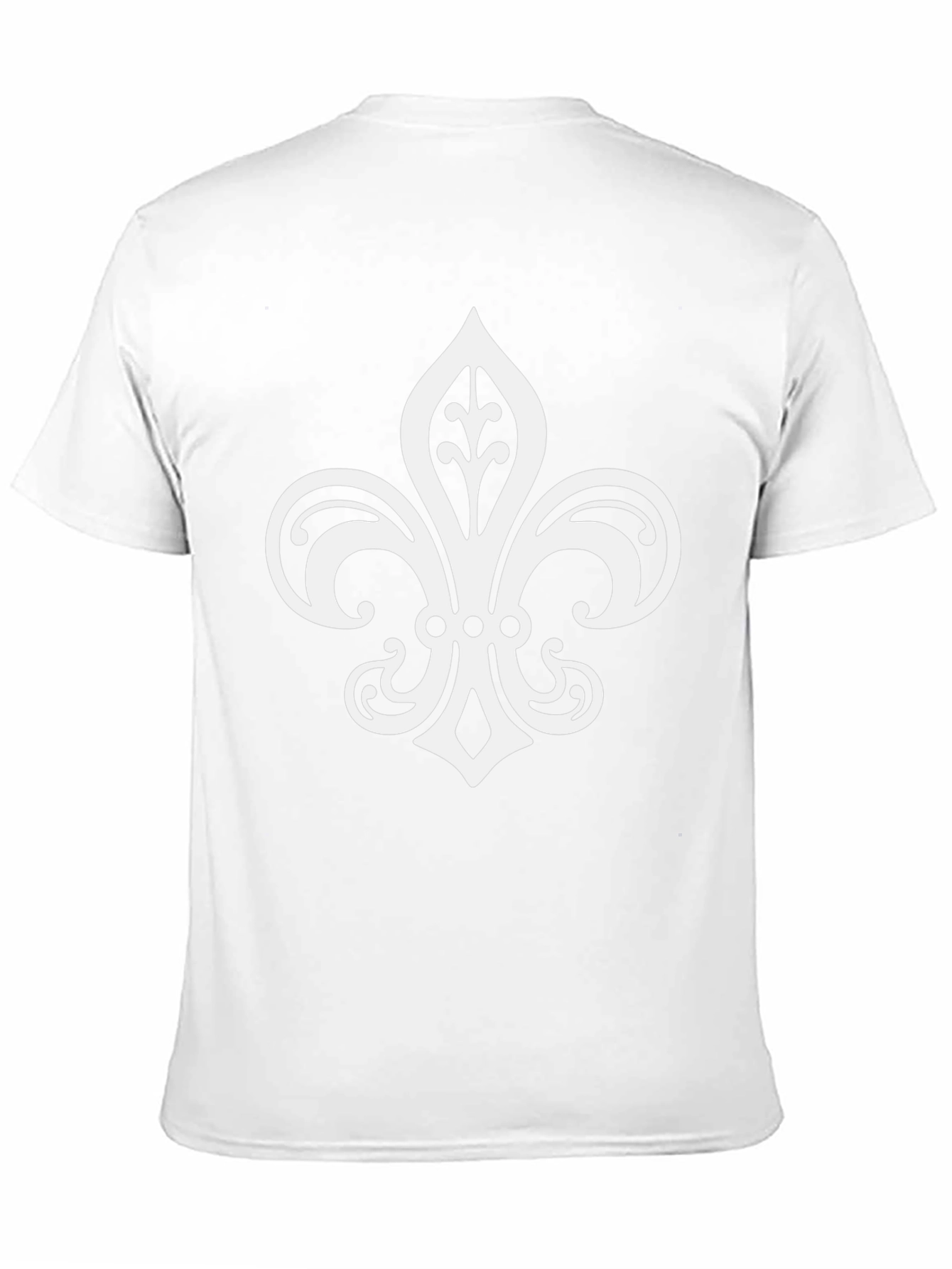 Fleur-de-Lis Graphic T-Shirt - Black Cotton Tee