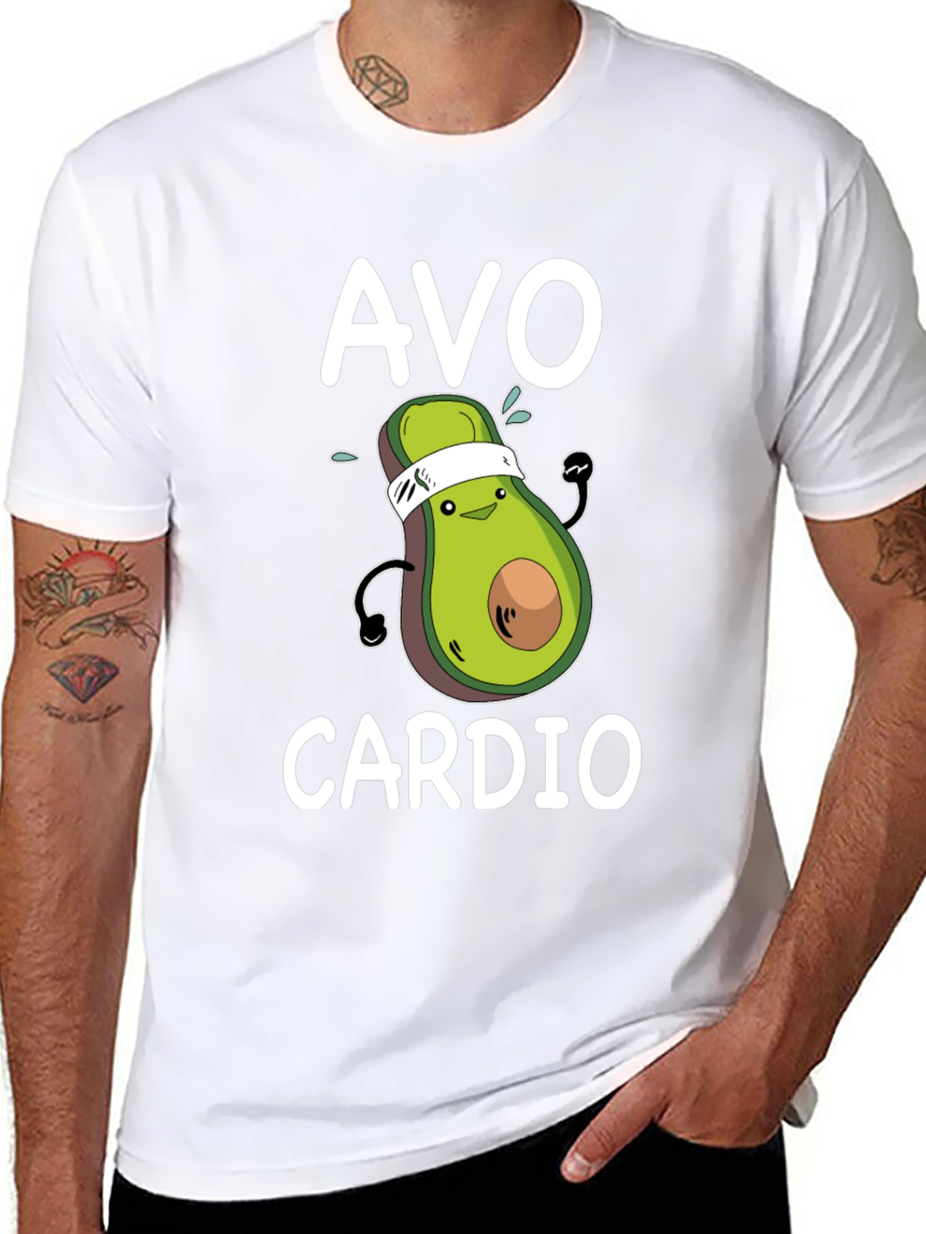 Avo Cardio T-Shirt - Workout Avocado