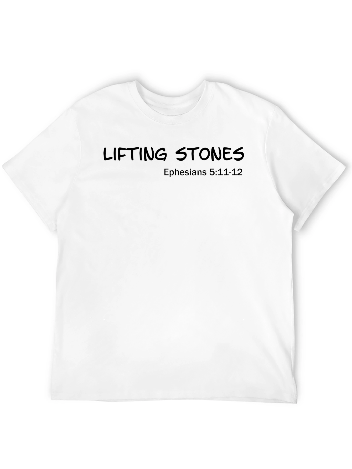 Lifting Stones Graphic Tee - Ephesians 5:11-12