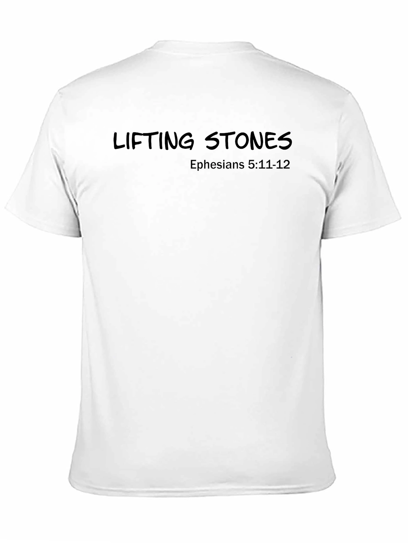 Lifting Stones Graphic Tee - Ephesians 5:11-12