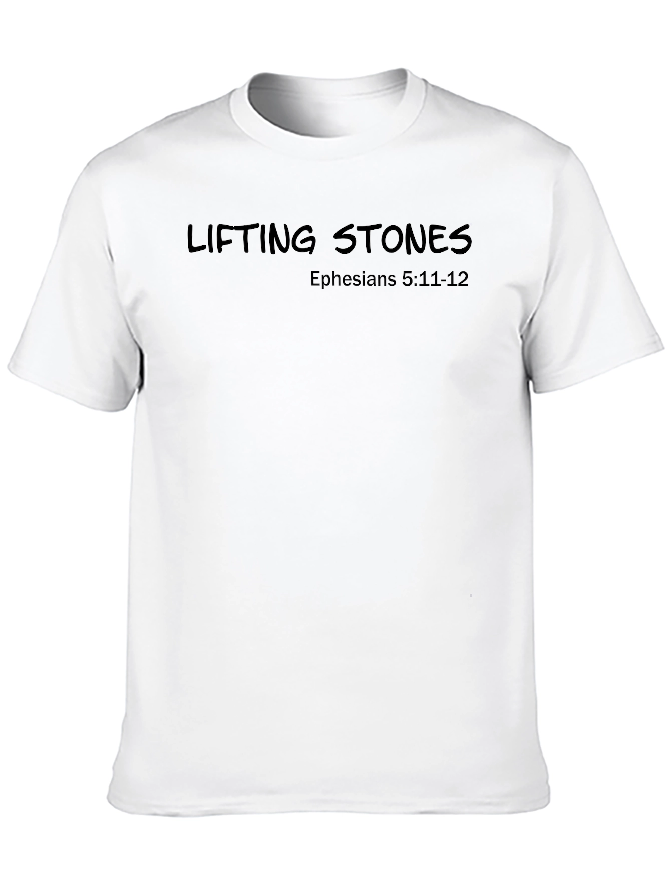 Lifting Stones Graphic Tee - Ephesians 5:11-12