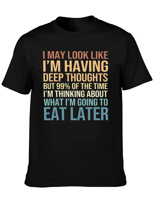 Funny Foodie T-Shirt: Deep Thoughts & Future Eats