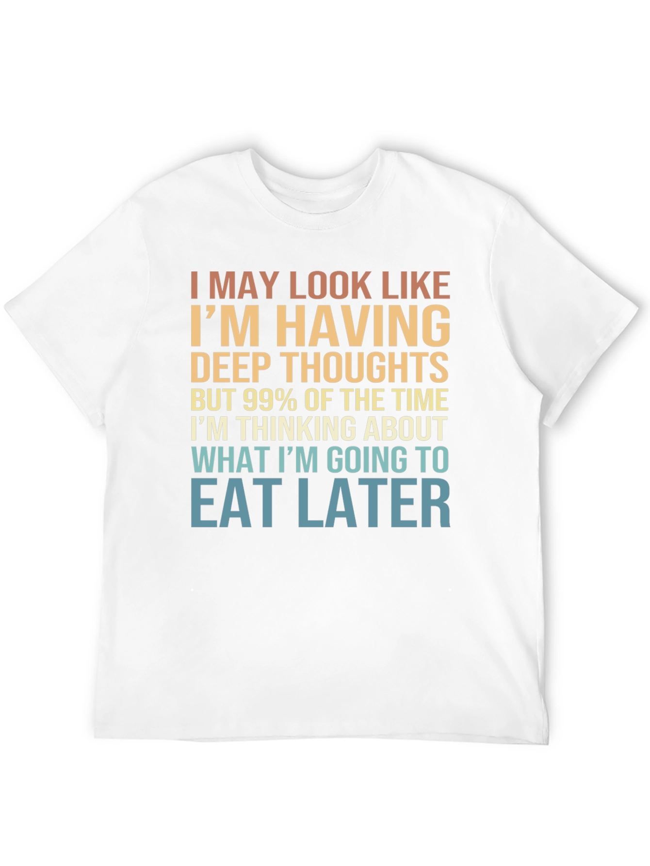 Funny Foodie T-Shirt: Deep Thoughts & Future Eats