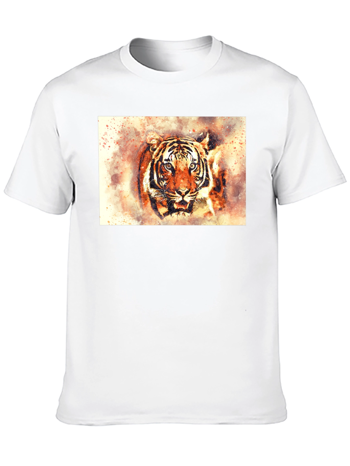Tiger Watercolor Graphic Tee