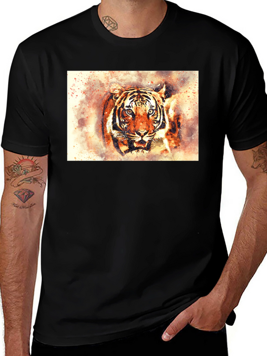 Tiger Watercolor Graphic Tee