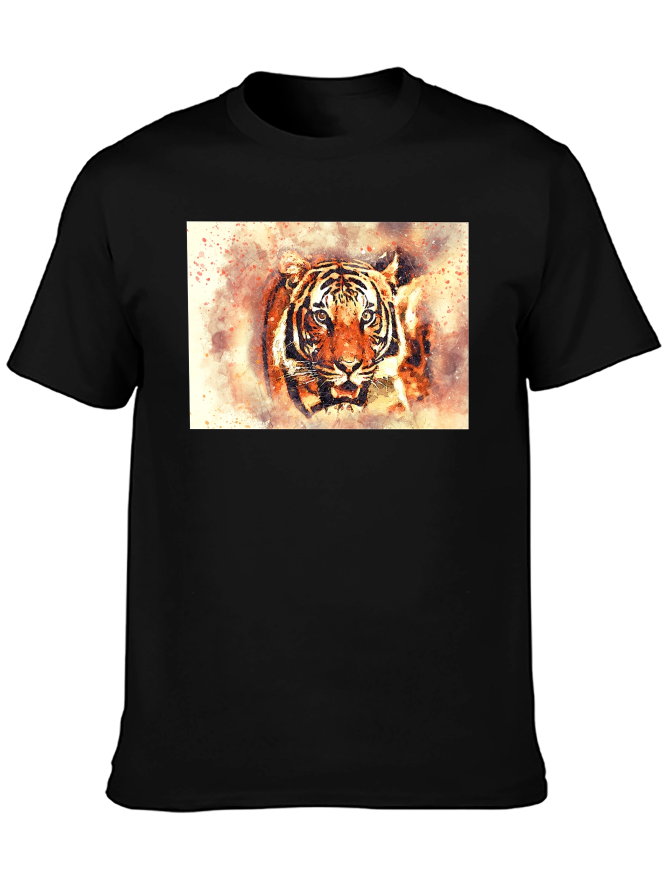Tiger Watercolor Graphic Tee