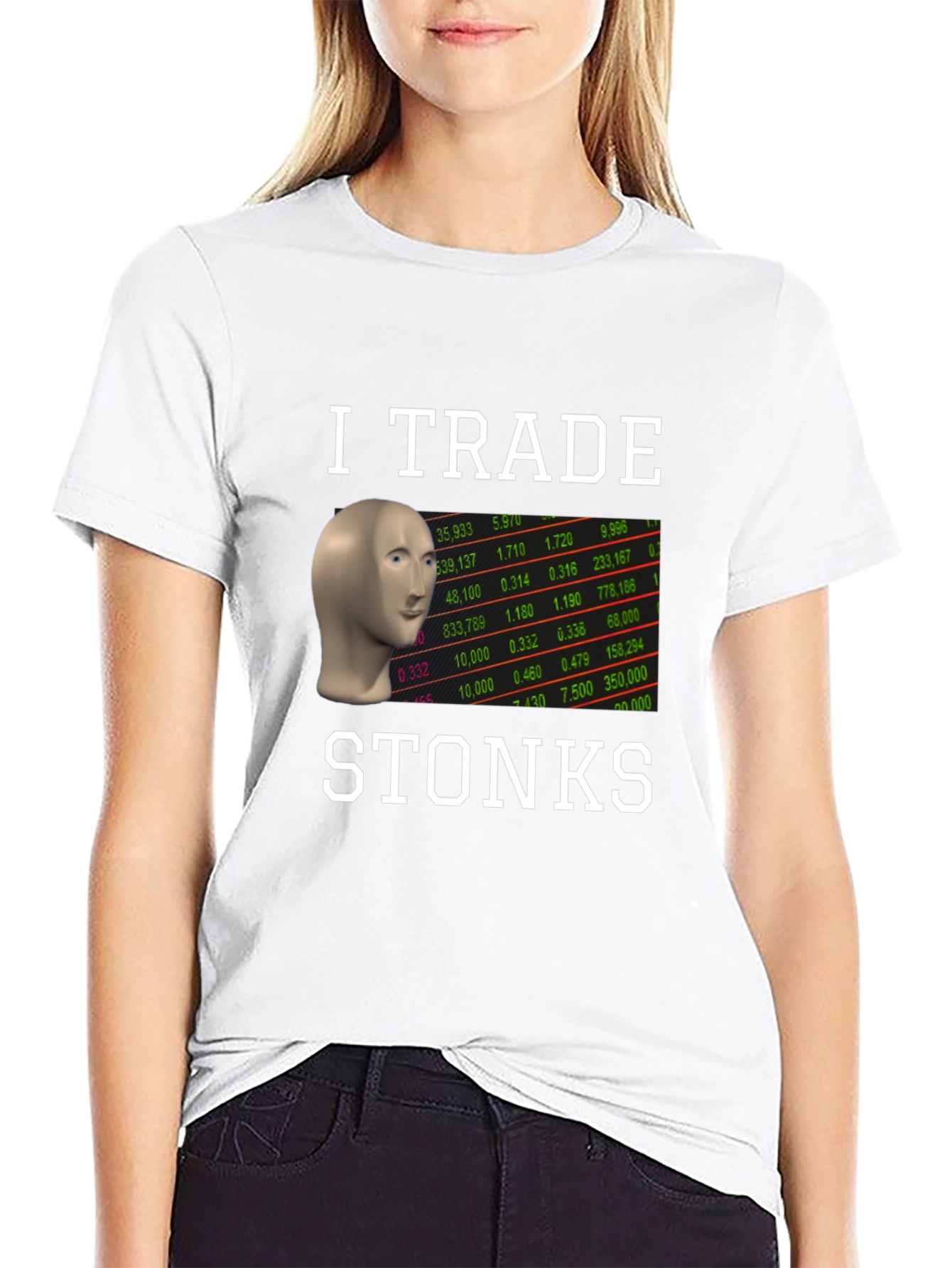 I Trade Stonks T-Shirt - Meme Trader Tee