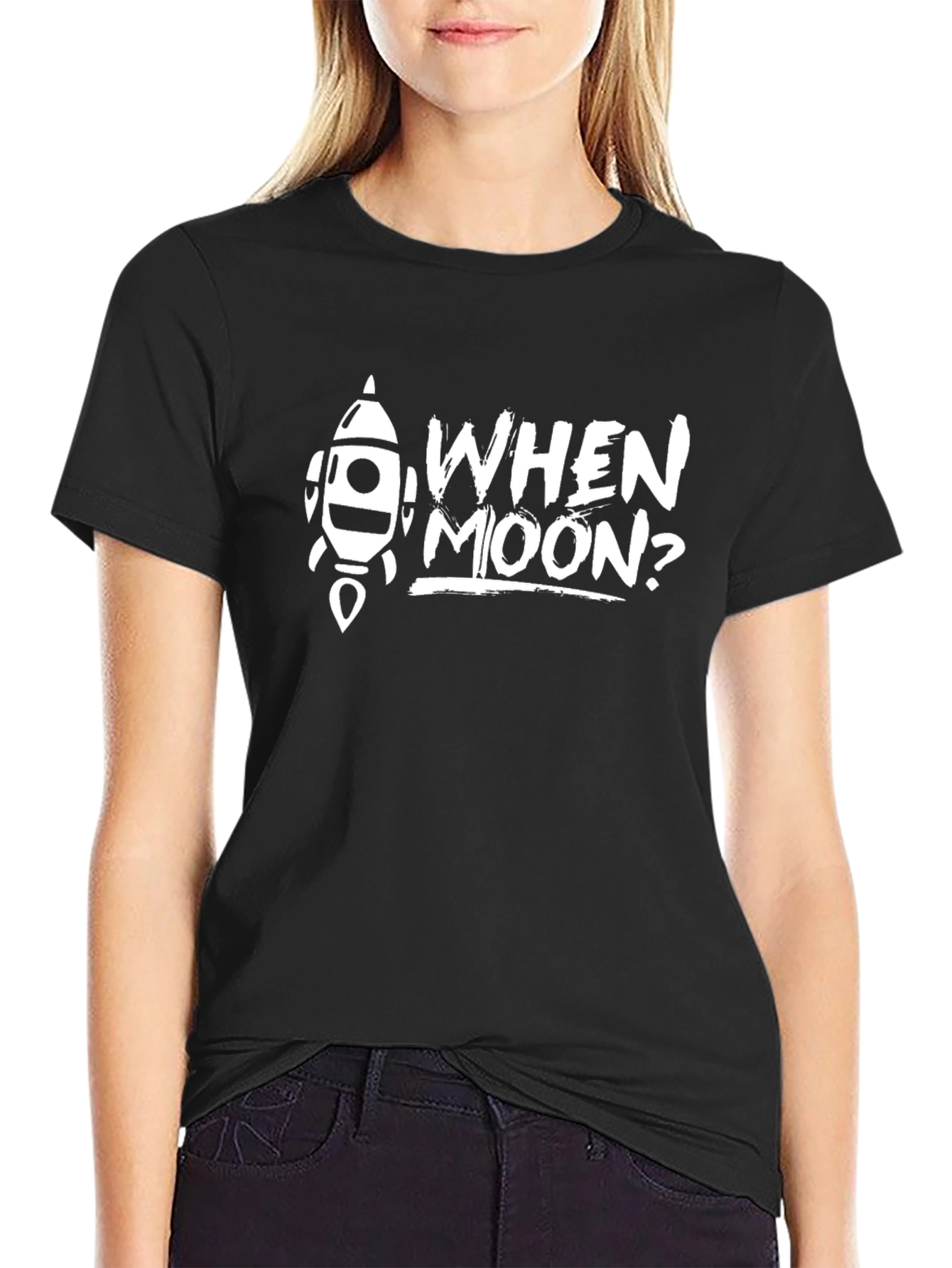 When Moon? Black Crypto T-Shirt