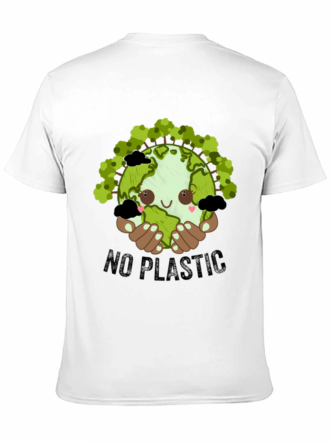 Eco-Friendly No Plastic Graphic Tee