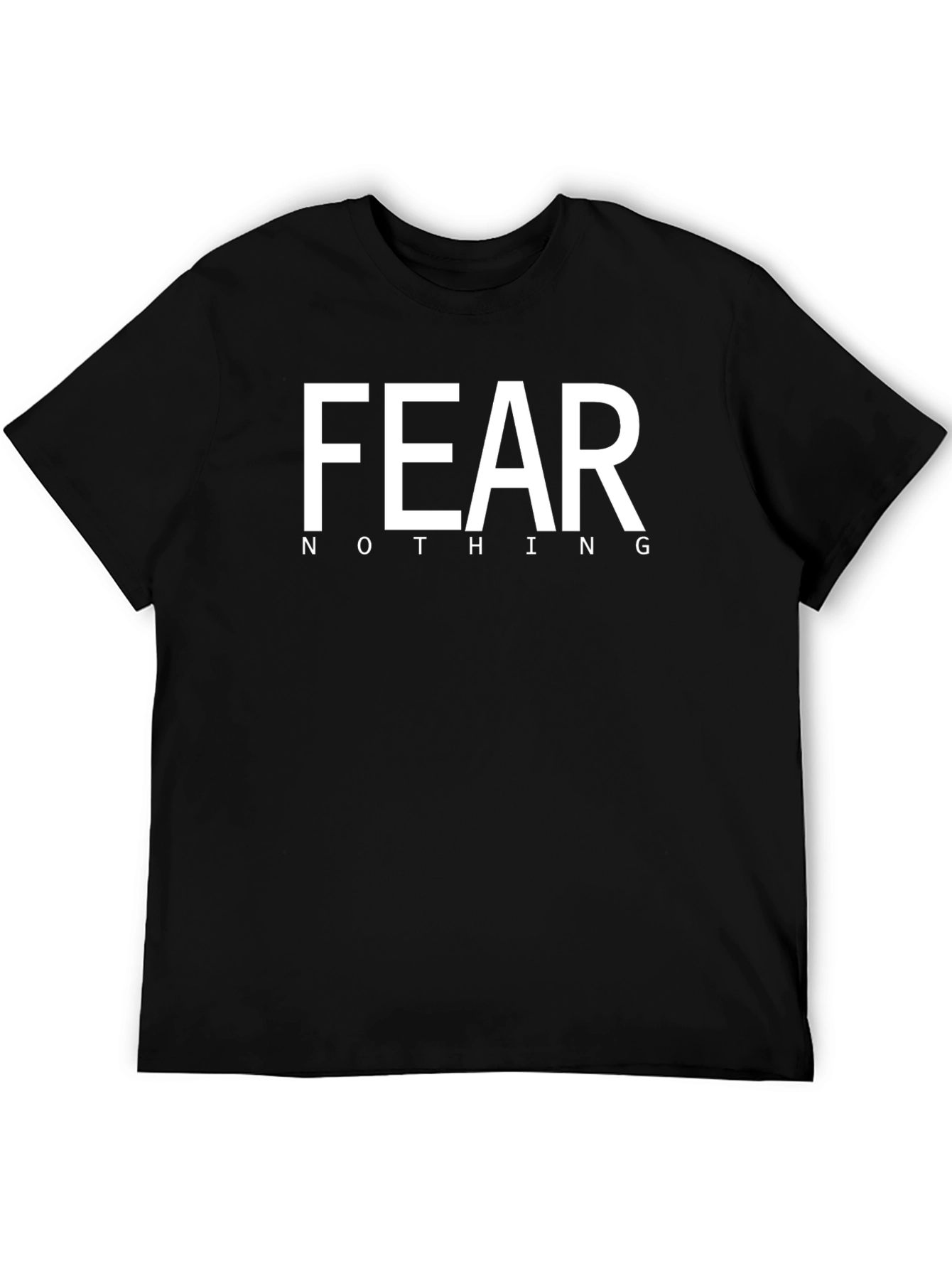 Fear Nothing Graphic T-Shirt - Bold Statement Tee