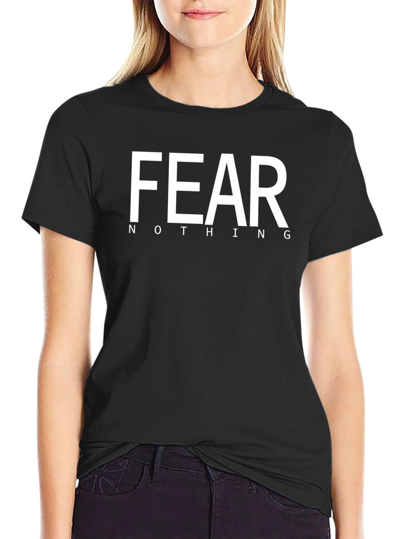 Fear Nothing Graphic T-Shirt - Bold Statement Tee