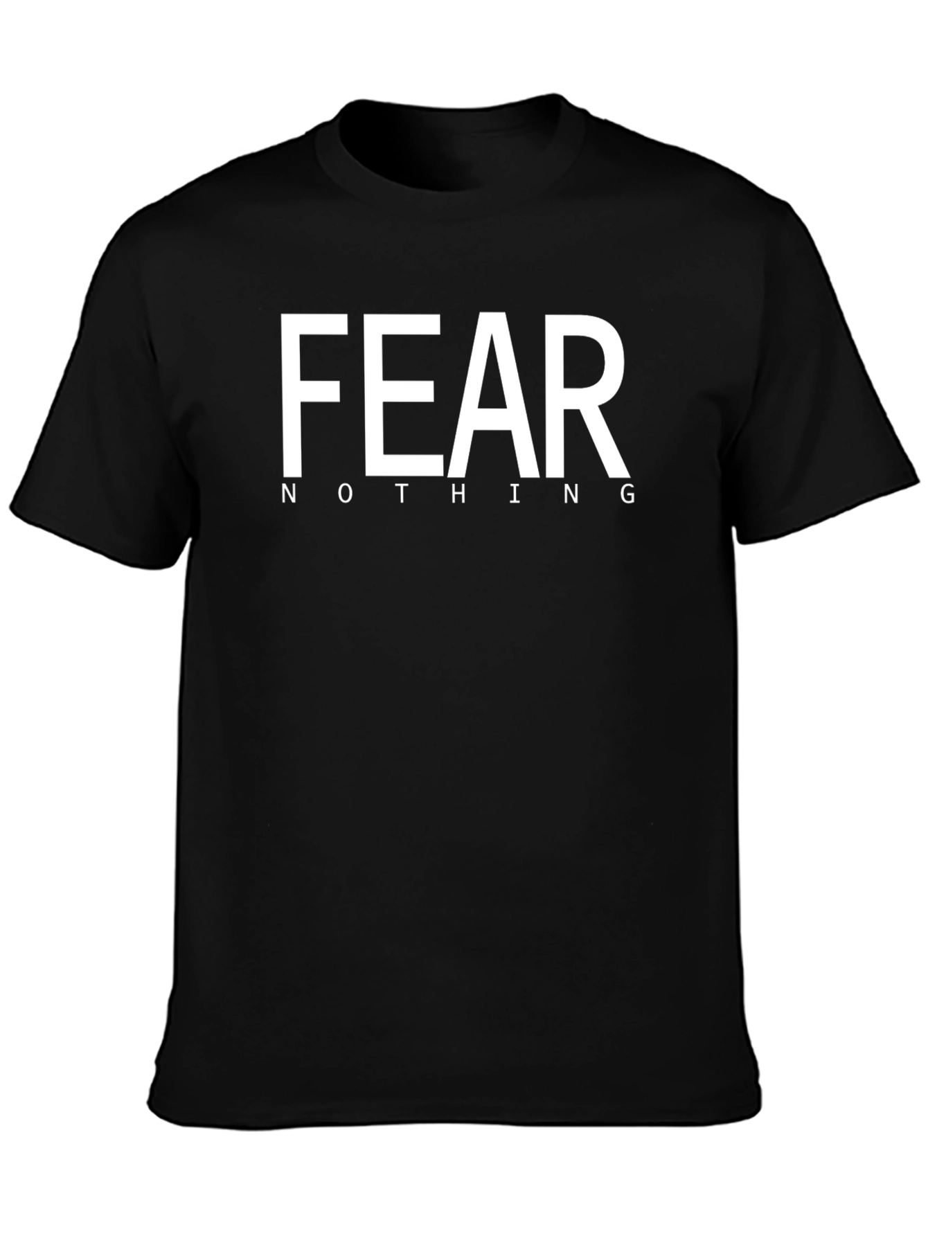 Fear Nothing Graphic T-Shirt - Bold Statement Tee