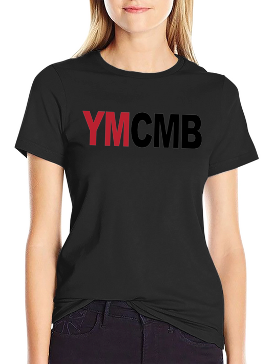 YMCMB Graphic Tee - Black Cotton T-Shirt