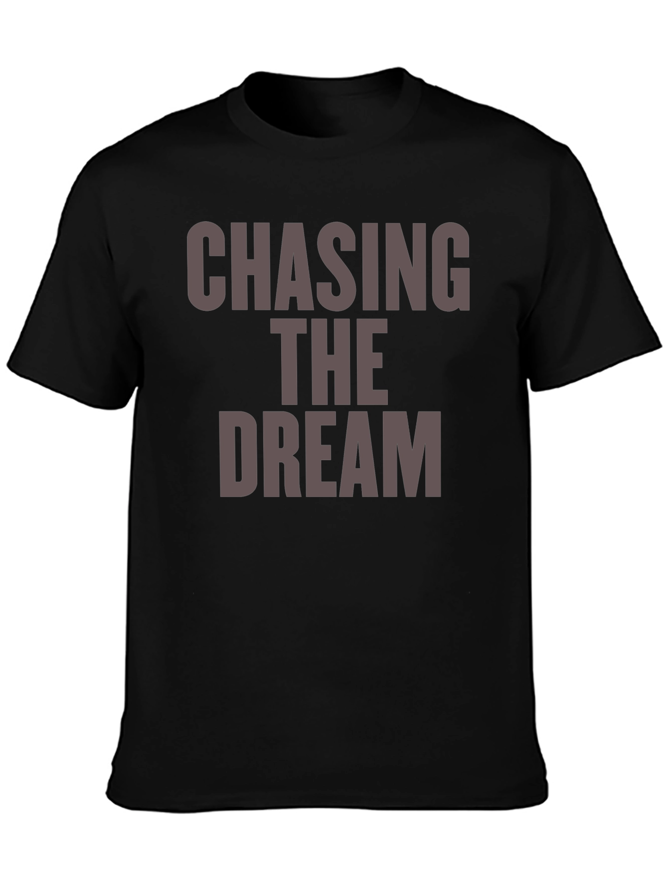 Chasing The Dream Black Graphic Tee