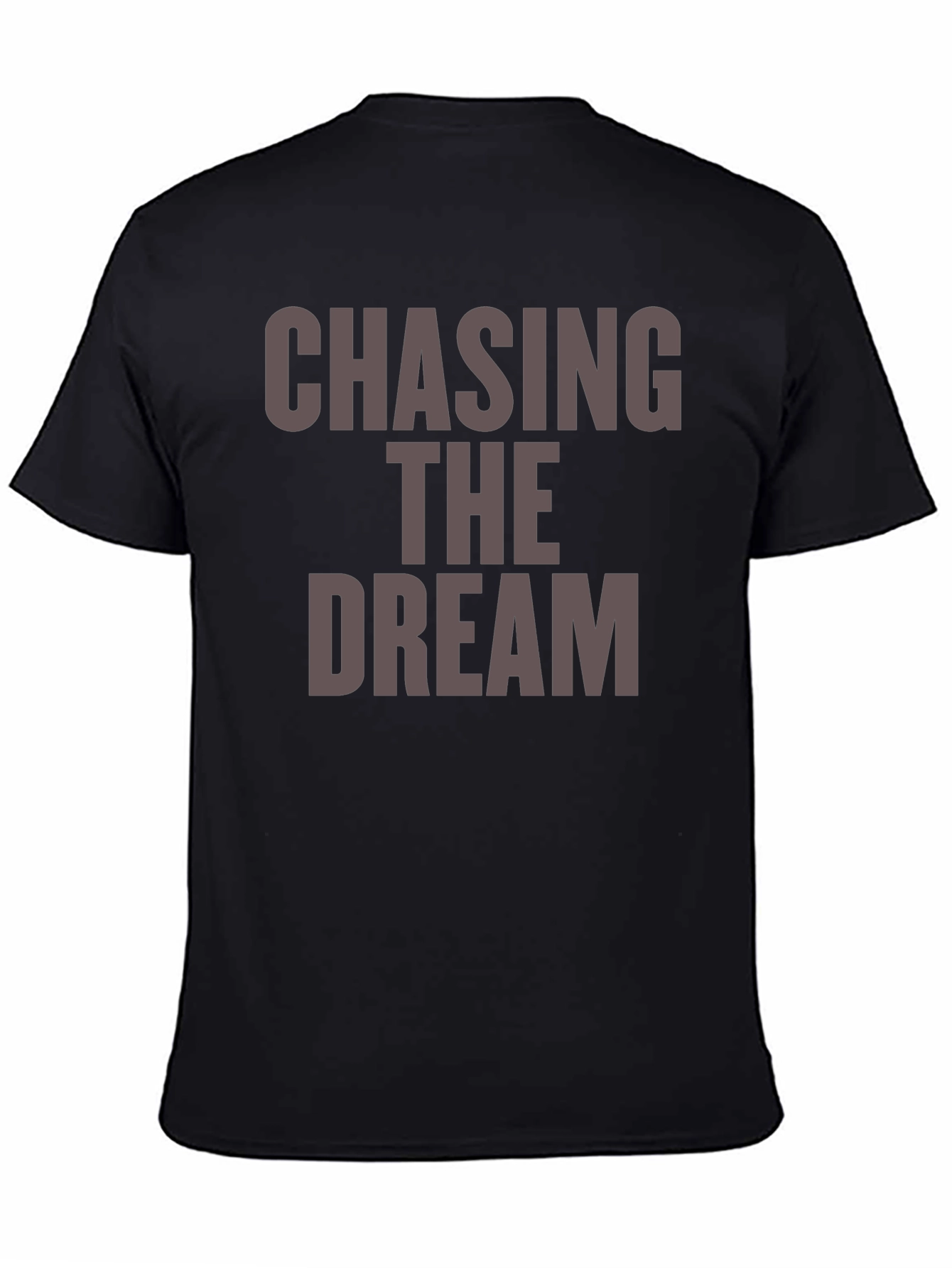 Chasing The Dream Black Graphic Tee