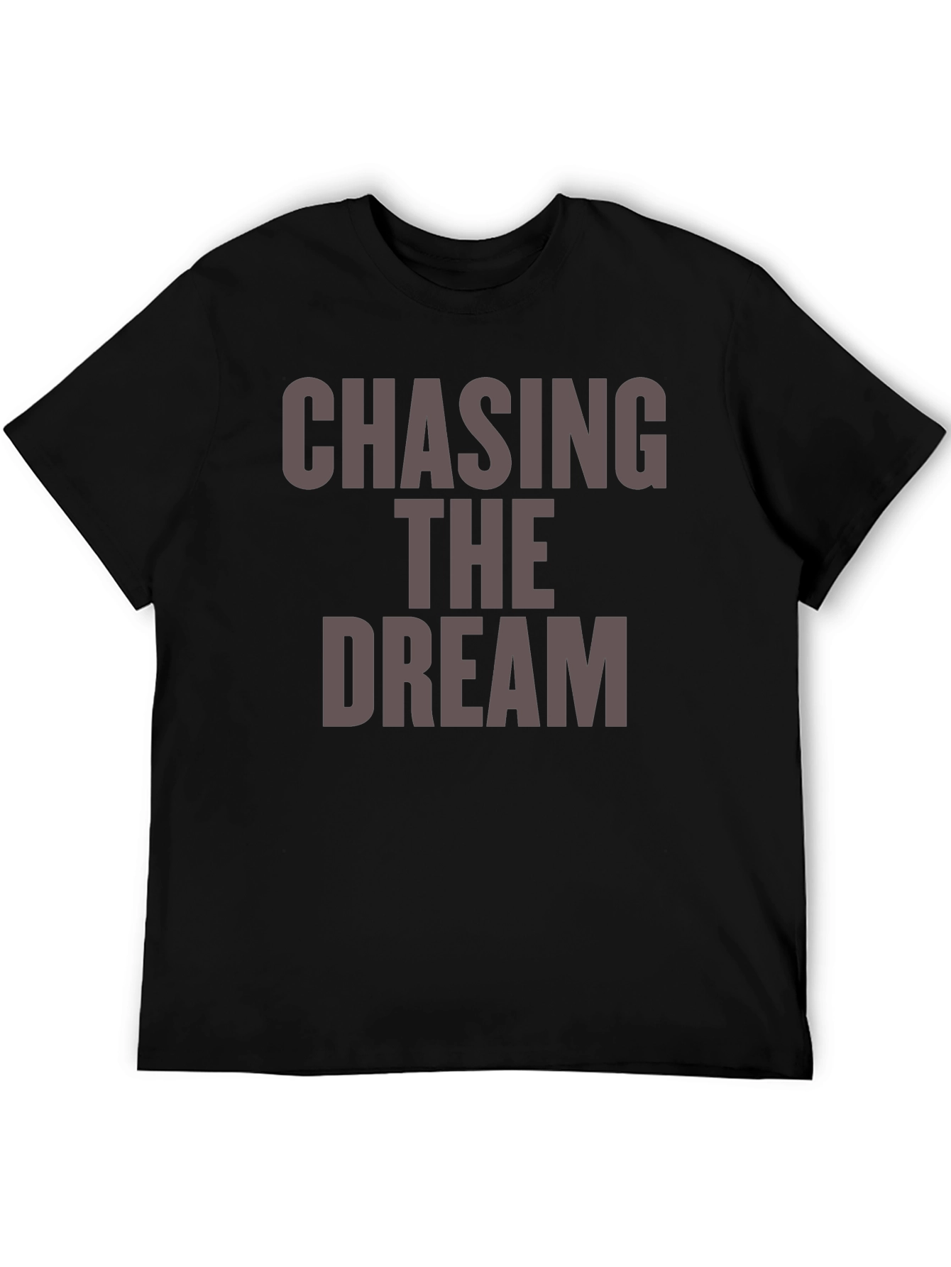 Chasing The Dream Black Graphic Tee