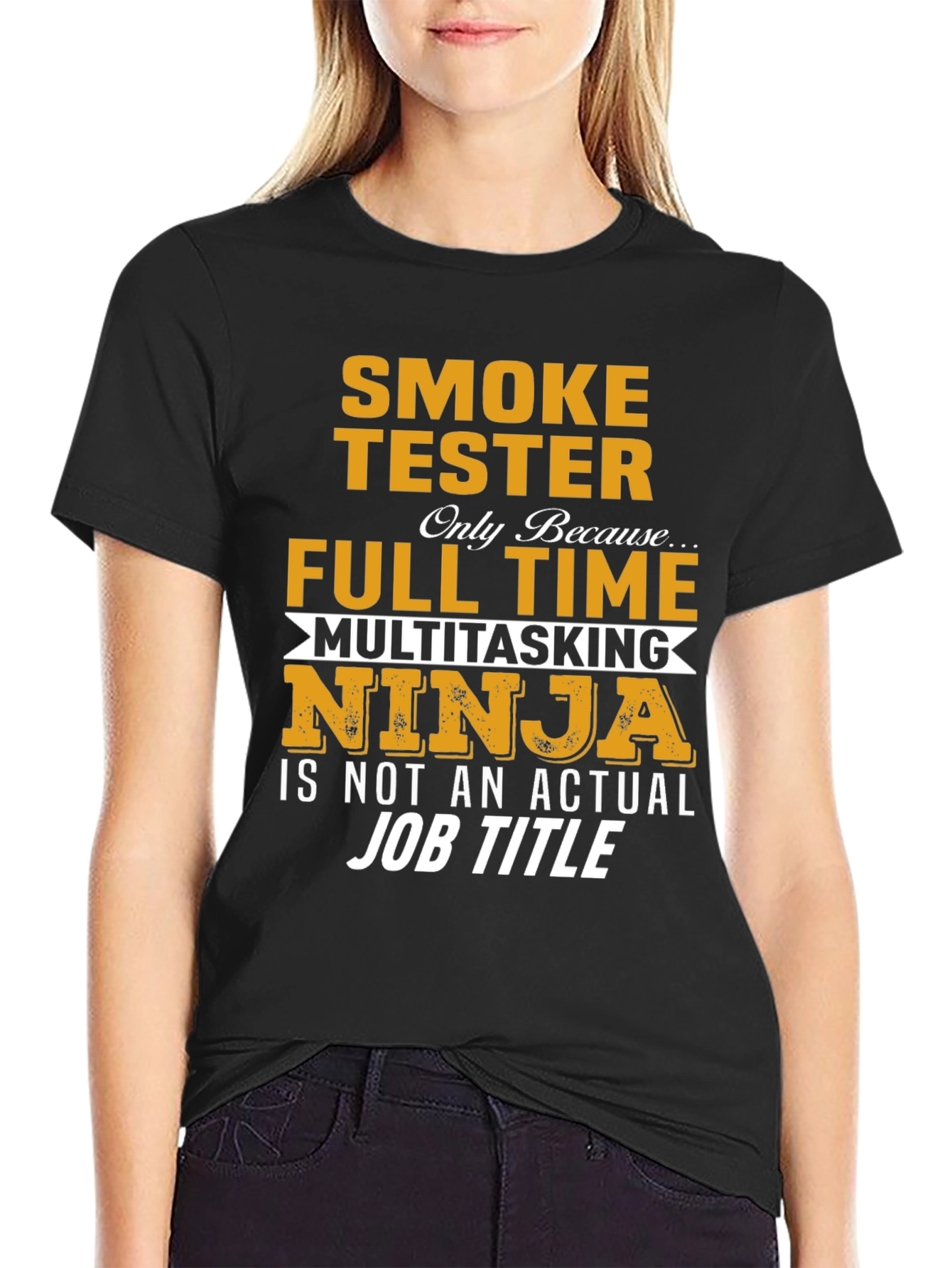 Smoke Tester Full-Time Ninja T-Shirt