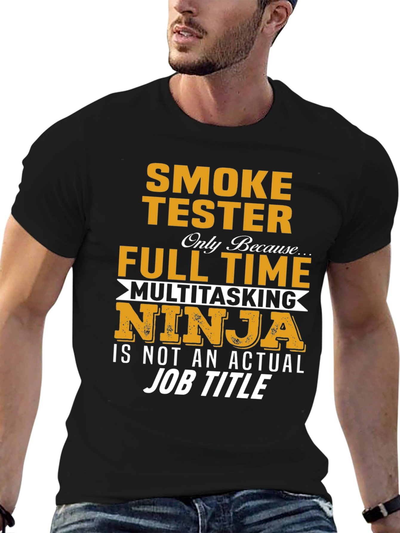 Smoke Tester Full-Time Ninja T-Shirt